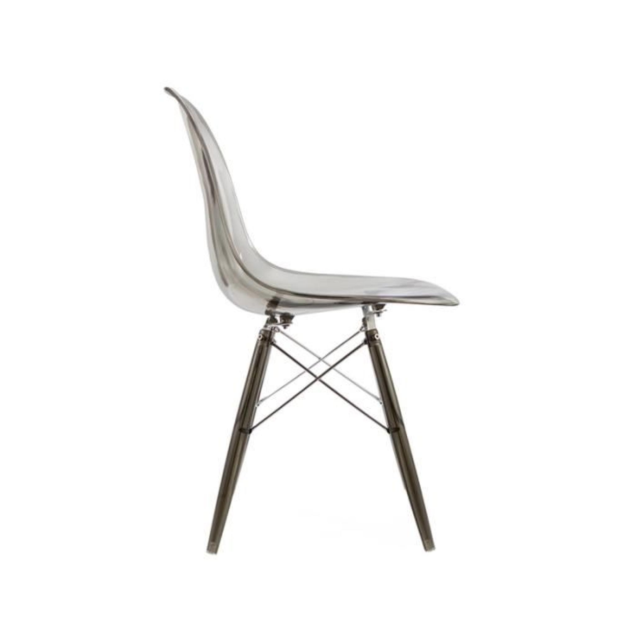 Chaise DSW All Ghost - Gris fumé  pas cher
