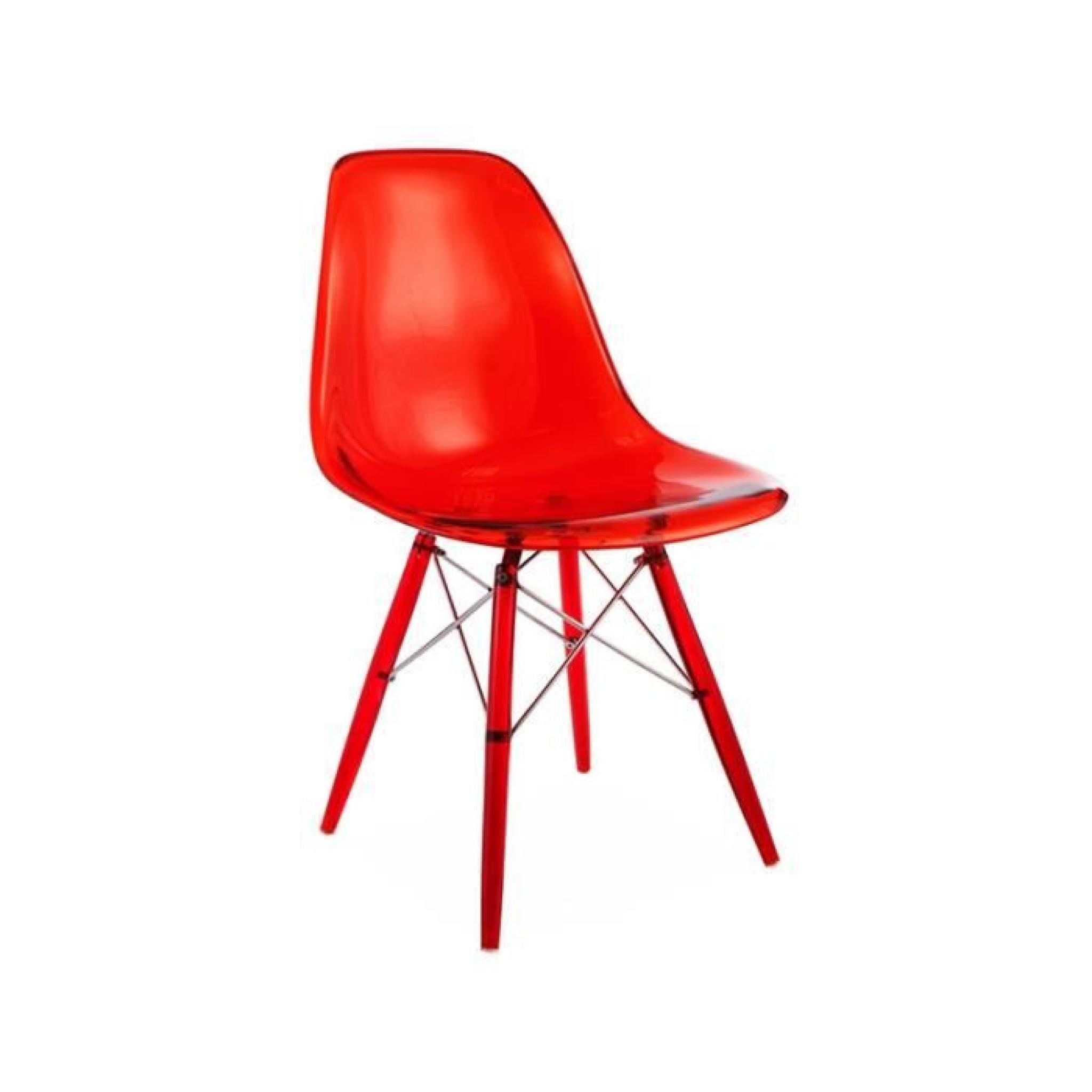 Chaise DSW All Ghost - Rouge 