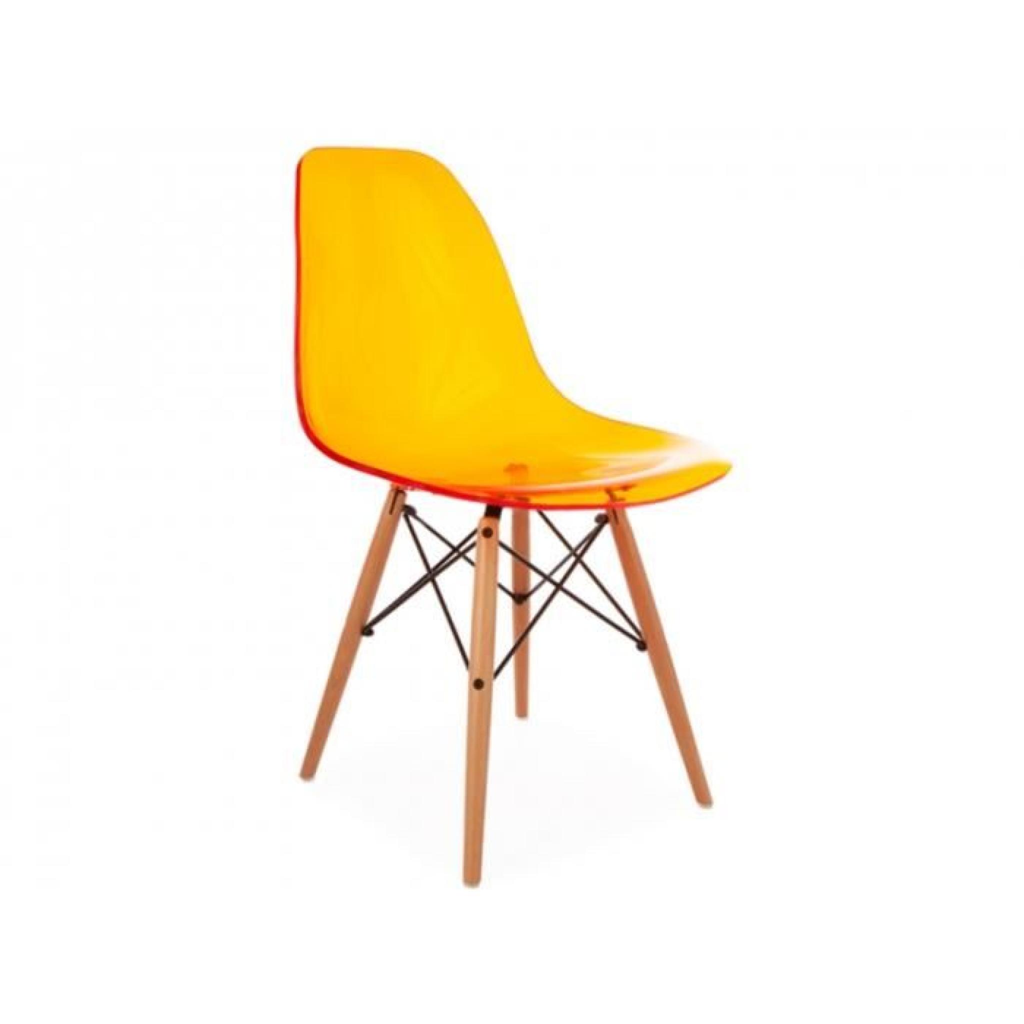 Chaise DSW - Orange transparent