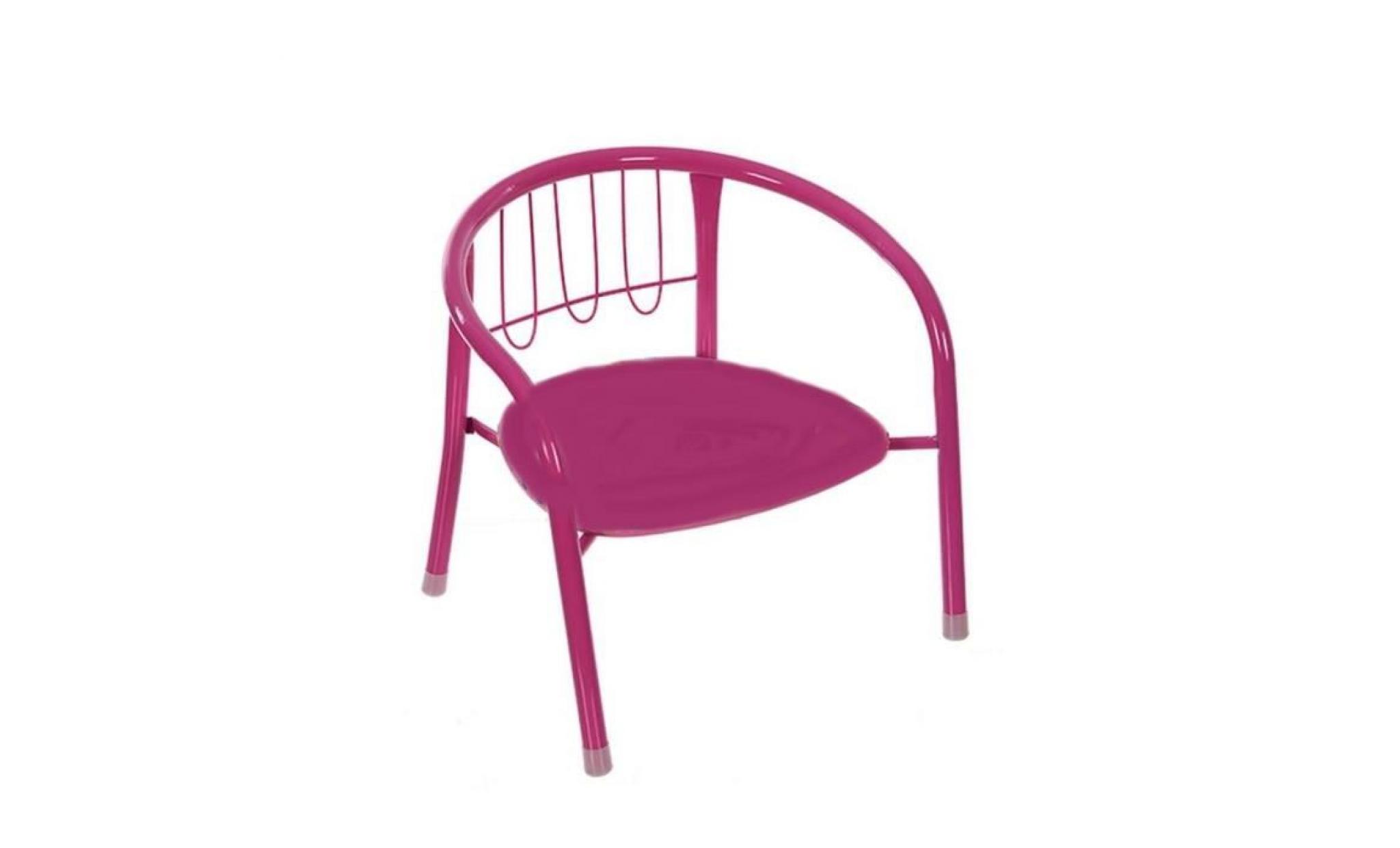 chaise en metal princesse fauteuil enfant pas cher