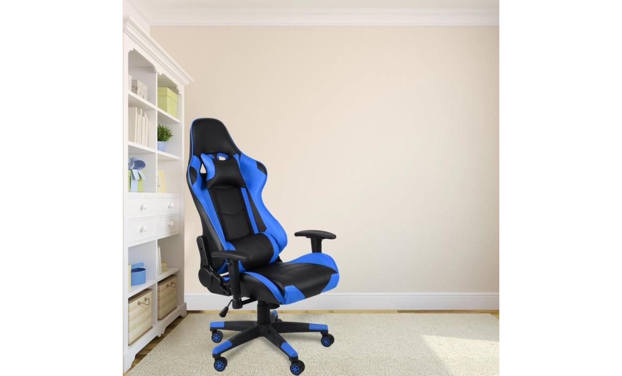 chaise ergonomique chaise de bureau à la maison avec l'appui d'appui lombaire chaise de jeu de course