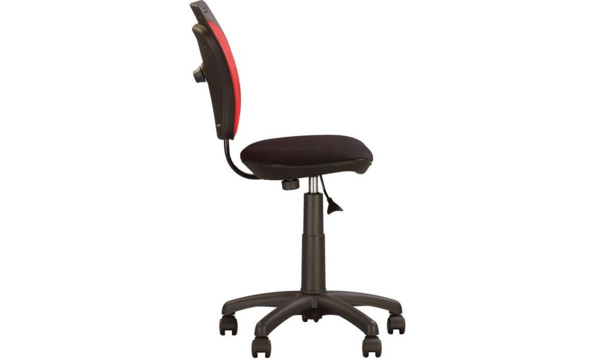 chaise, fauteuil de bureau enfant ministyle chat noir. rouge / noir. rose pas cher