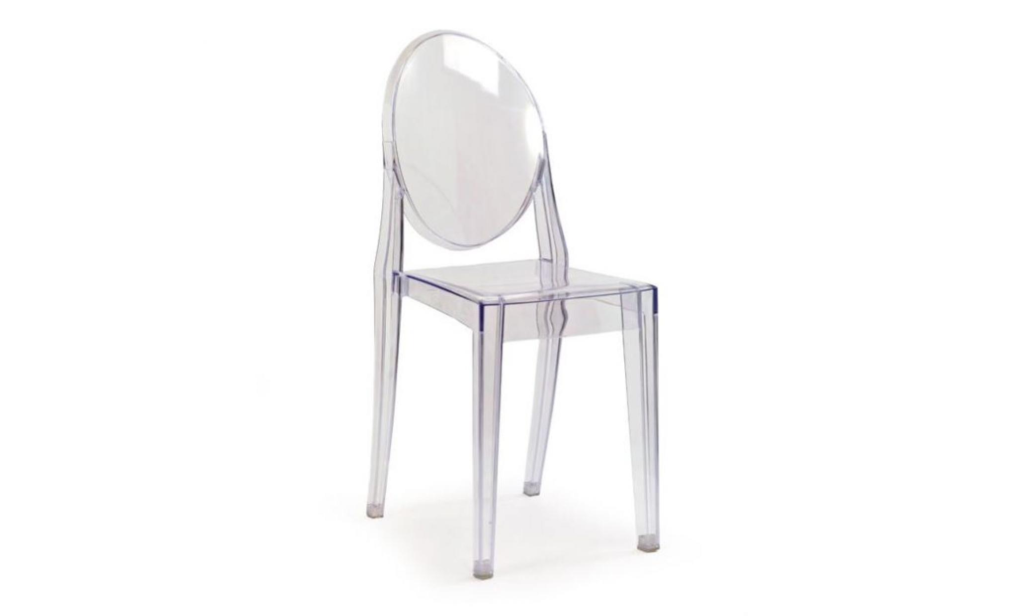 chaise ghost transparente