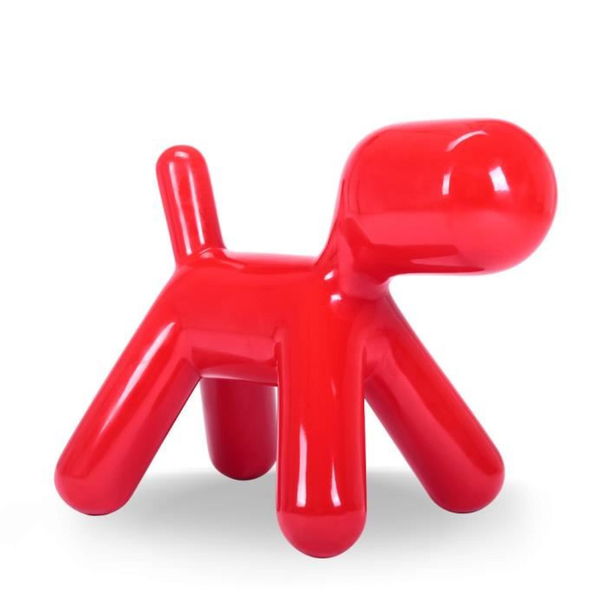 Chaise Moyenne style Puppy Chair rouge