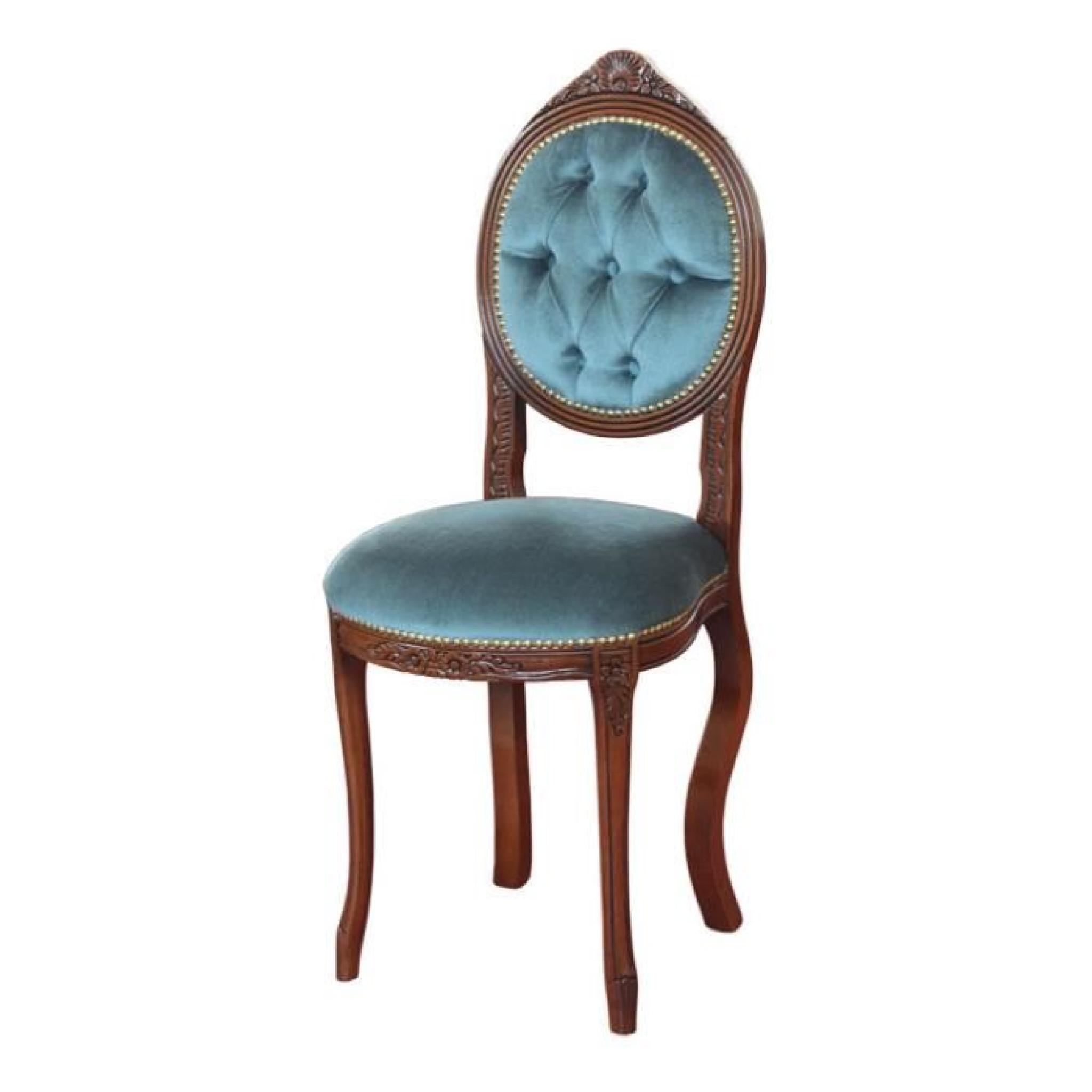 (GR-391) Chaise Ovalina Capitonnée. Artisans de… pas cher