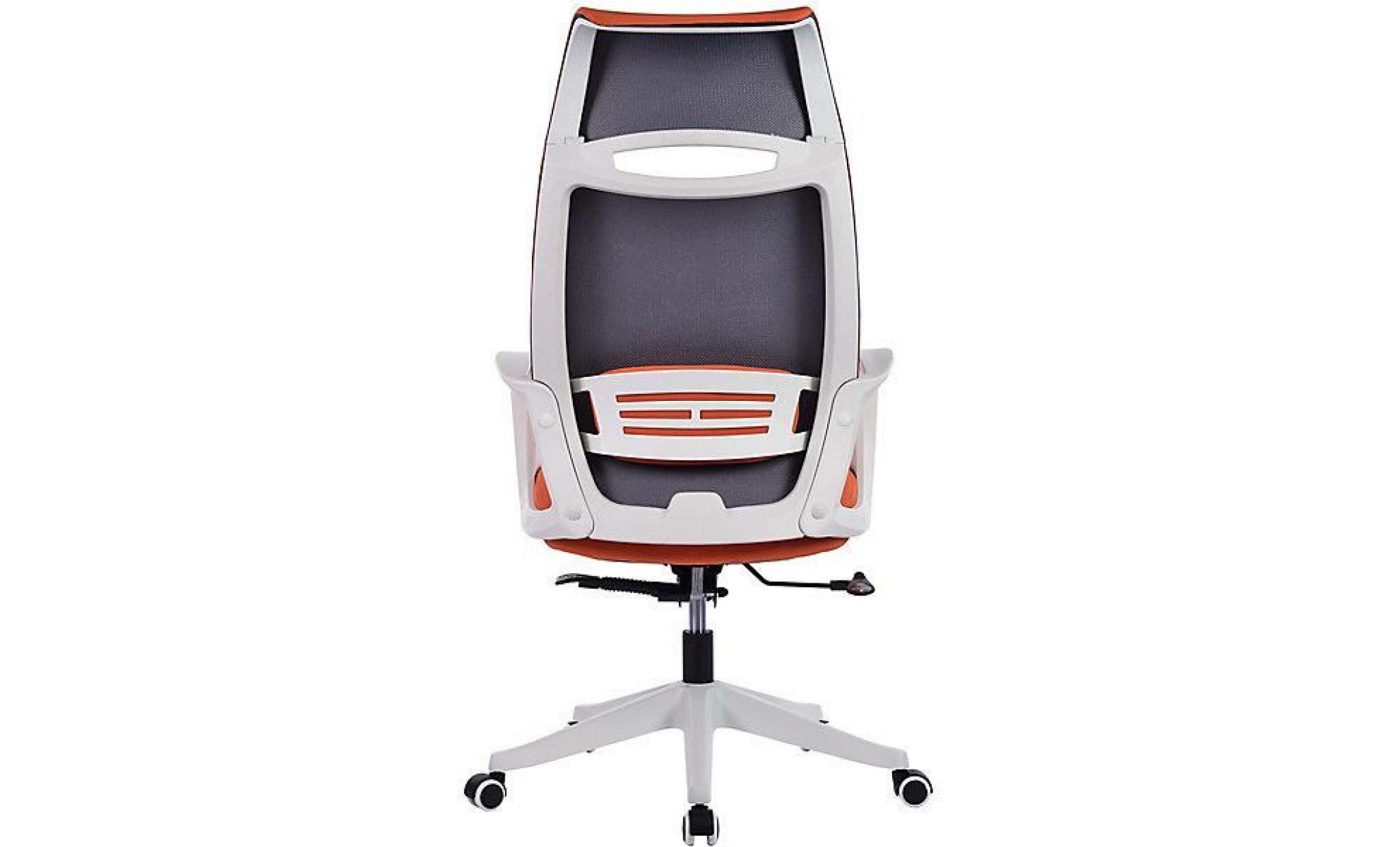 chaise pivotante de bureau spectra   dossier design avec  appuie tête, noir   pas cher