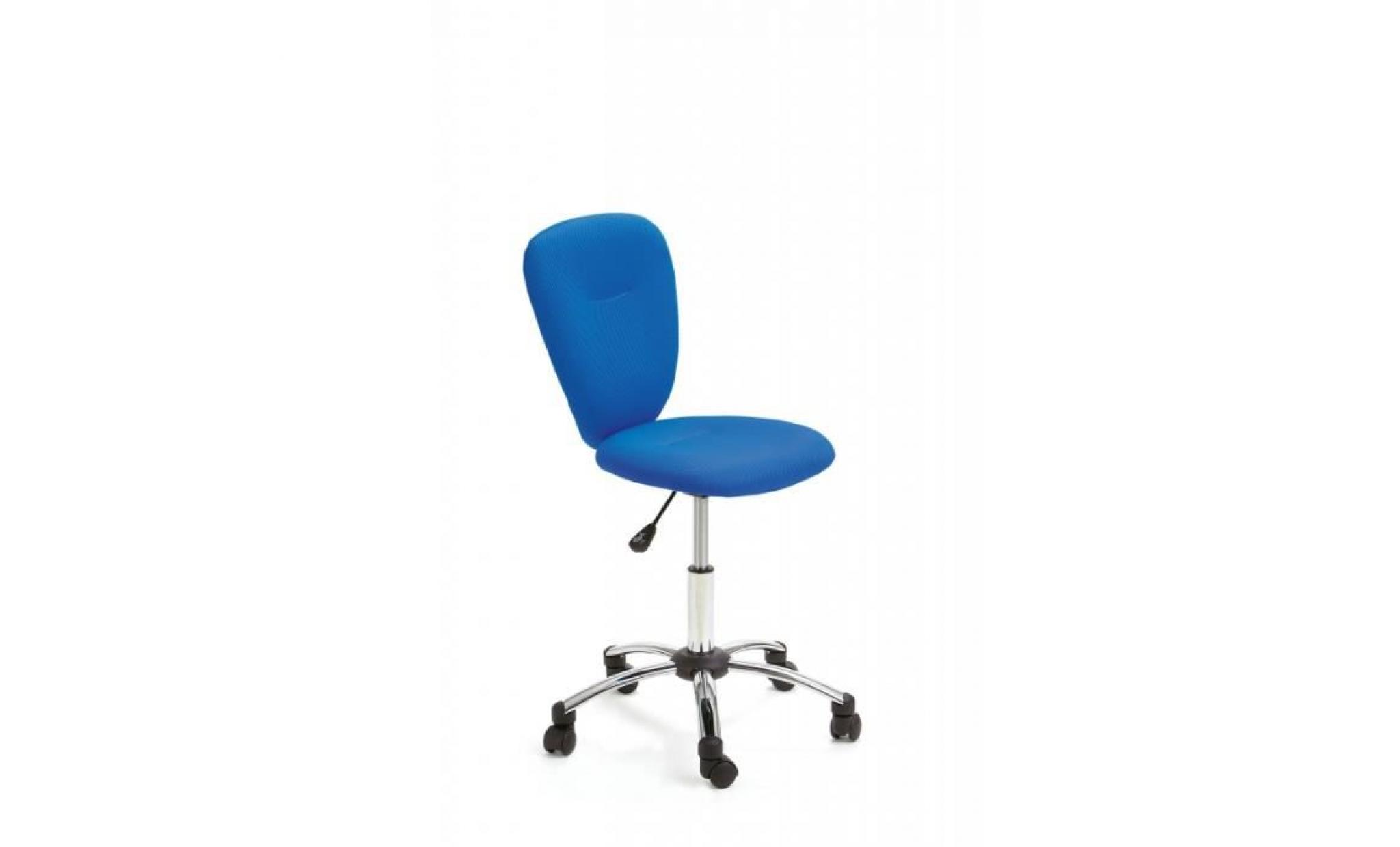 chaise pivotante mali   40 x 83 93 x 48 cm   bleu