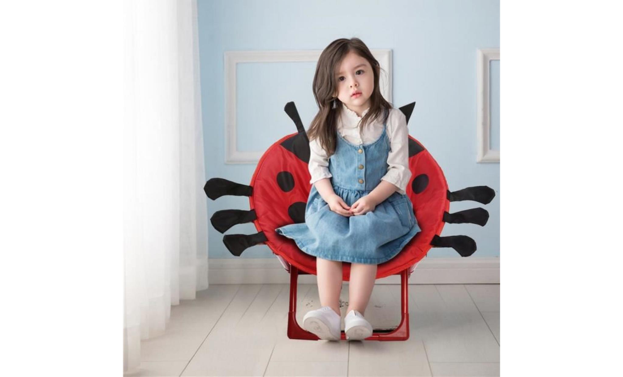 chaise pliable enfants beetle chair house intérieure extérieure pour garçons et filles pas cher