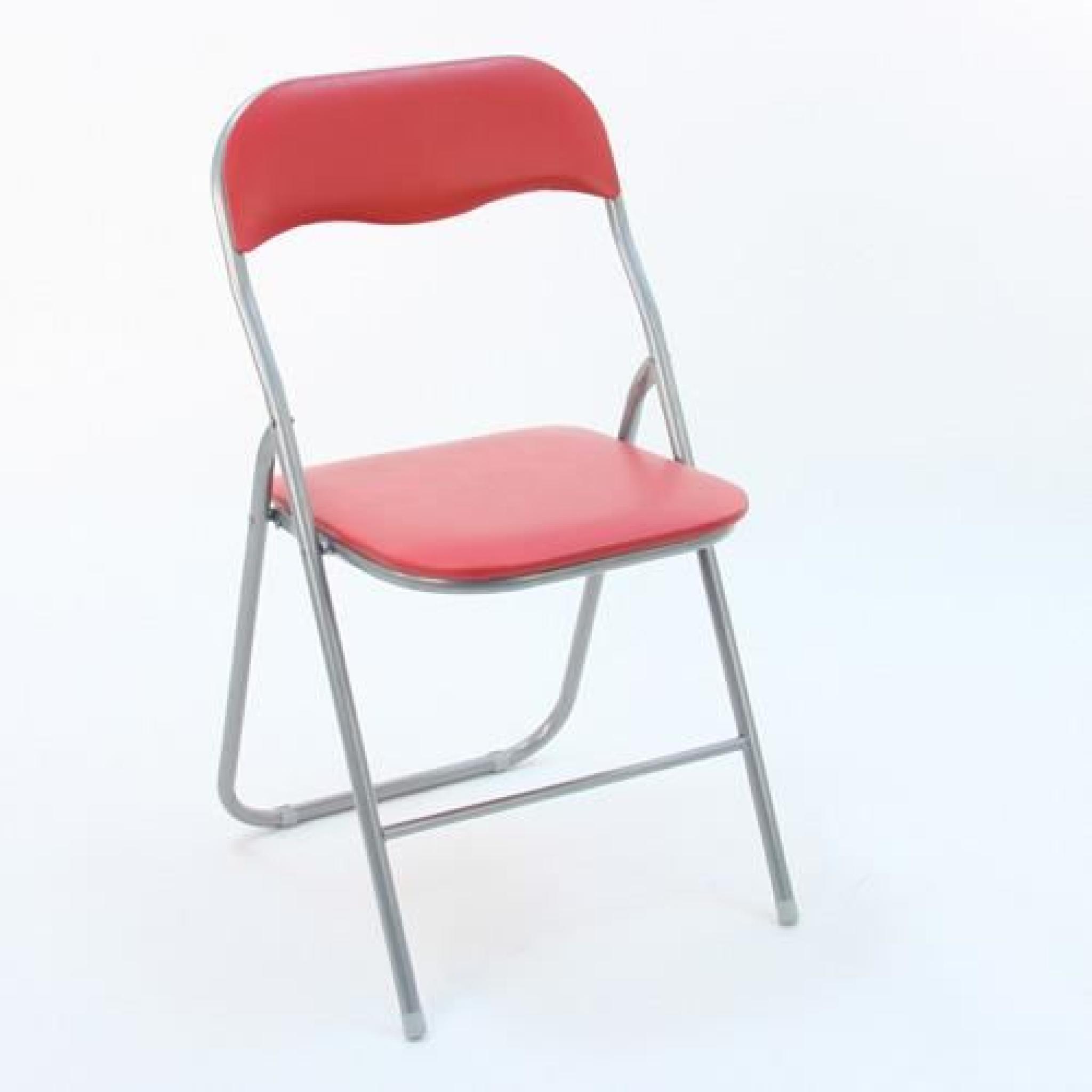 Chaise pliante Colors - Rouge