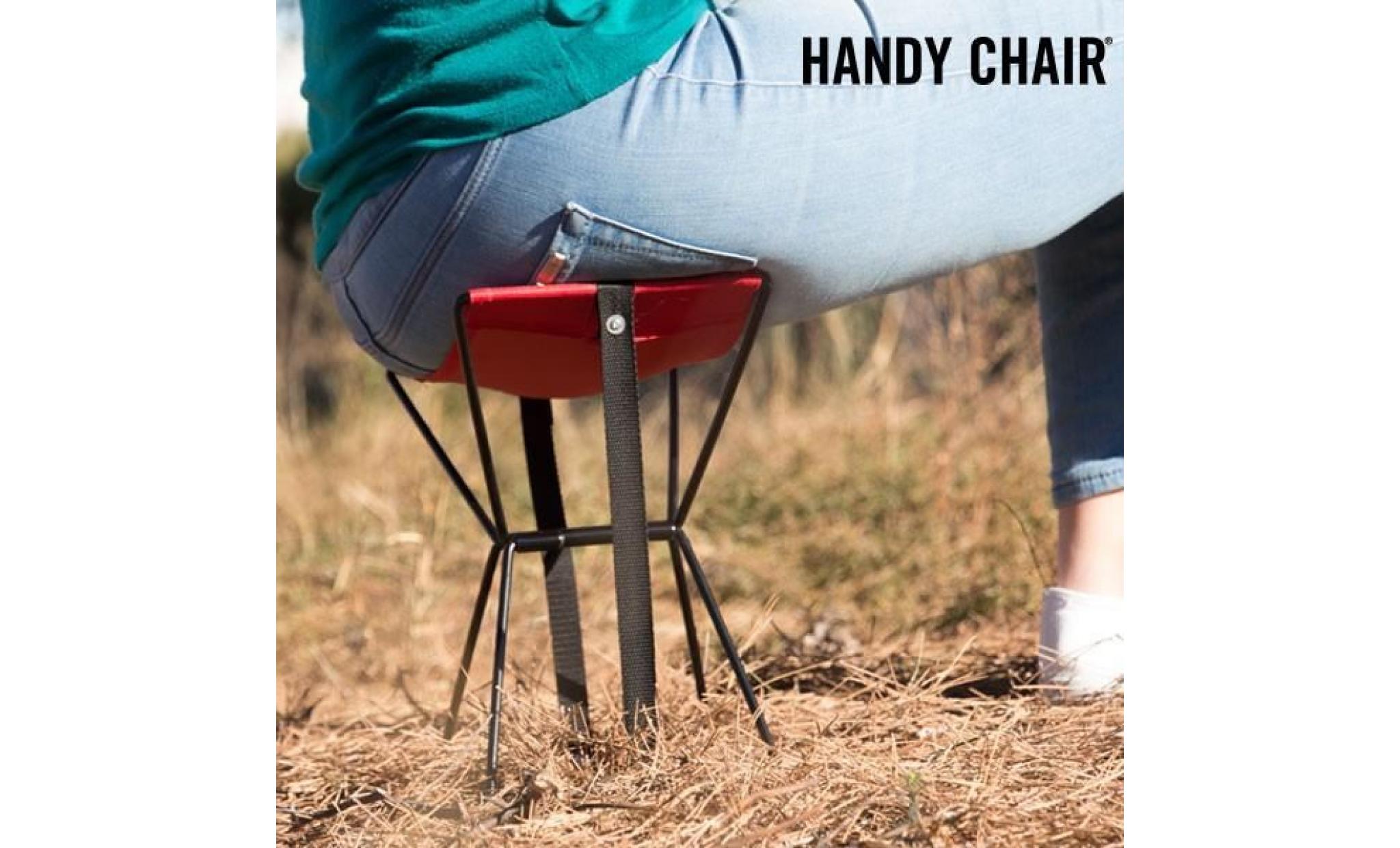 chaise pliante handy chair   couleur:bleu pas cher