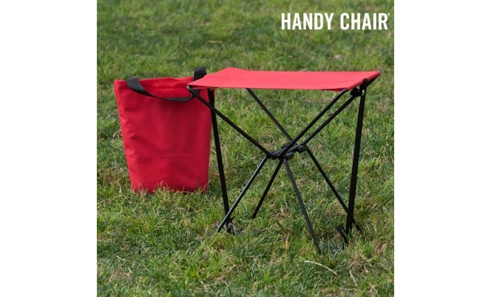 chaise pliante handy chair   couleur:bleu pas cher