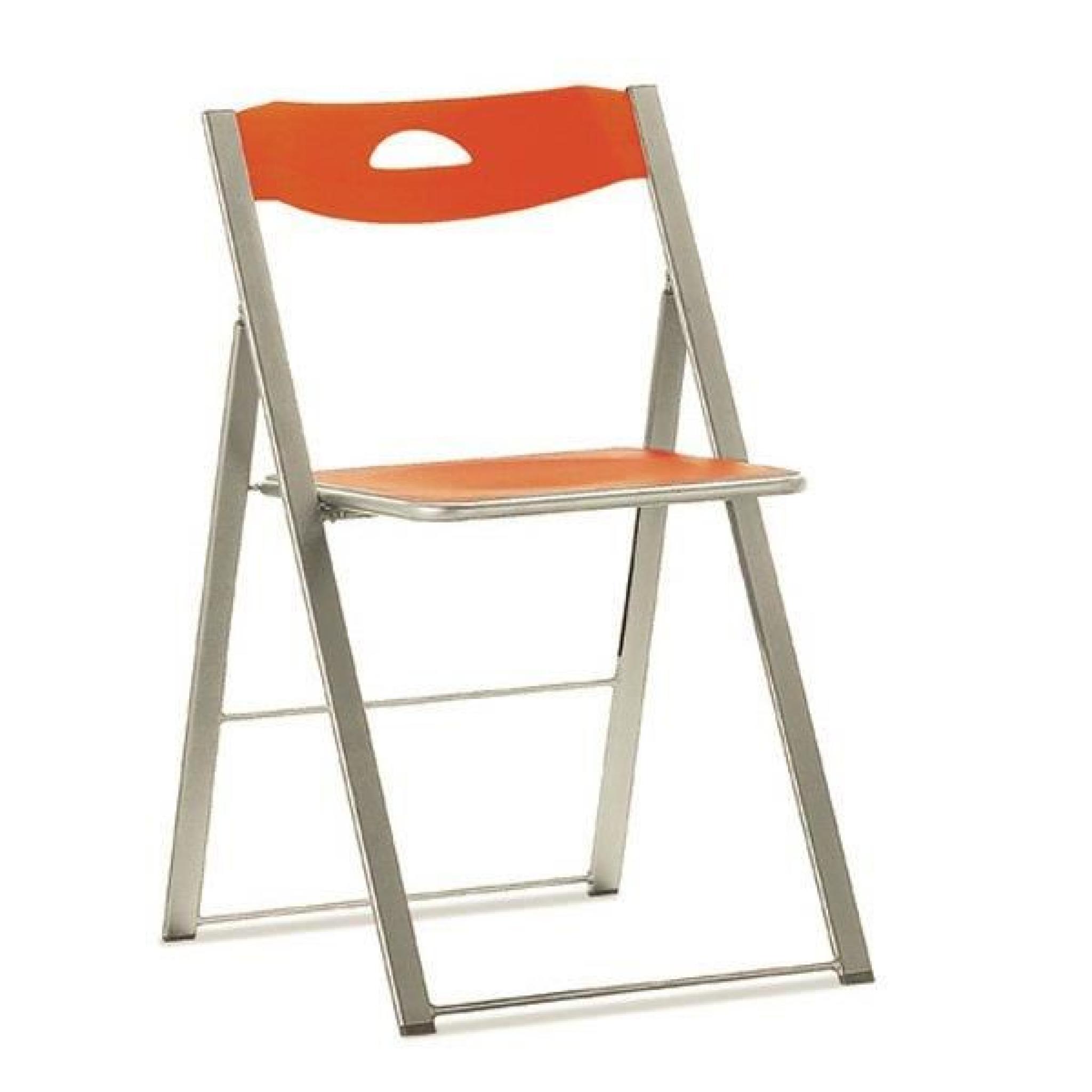 Chaise pliante ICON orange.