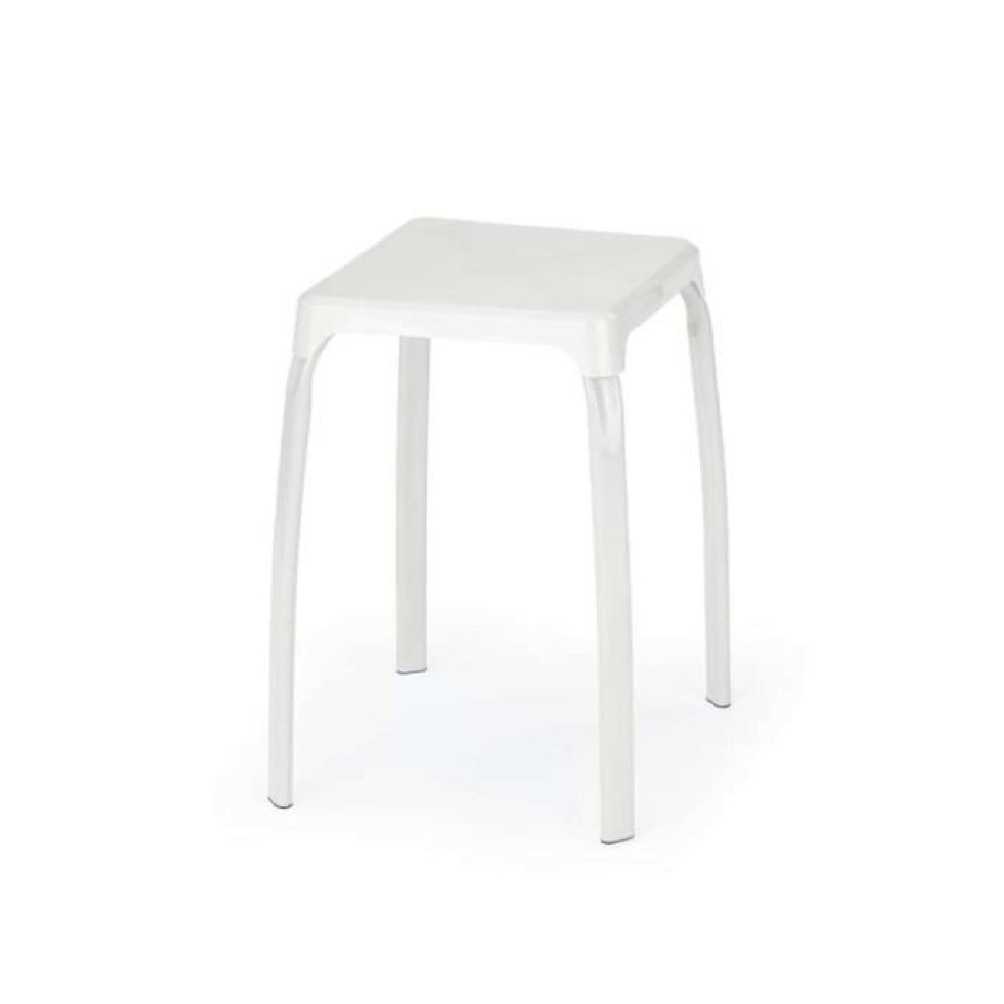 Chaise Salle à manger Tico Blanc (HxT): 45x32 cm