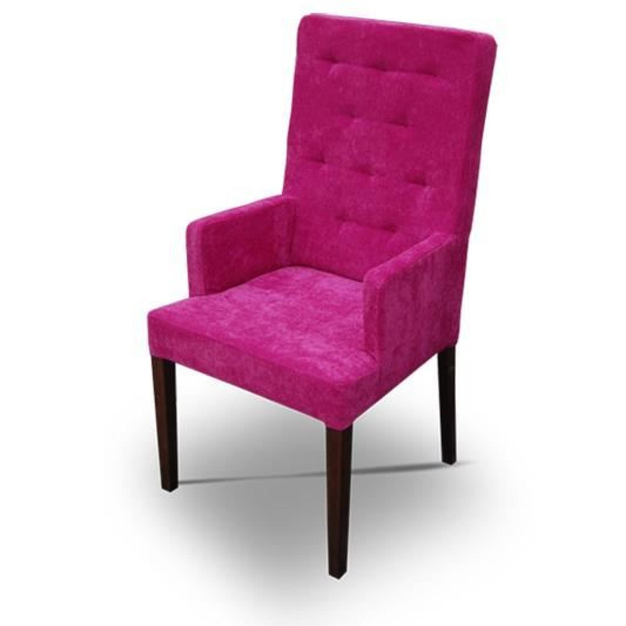 Chaise Salon Chairwood Pétunia L57xP51xH104cm