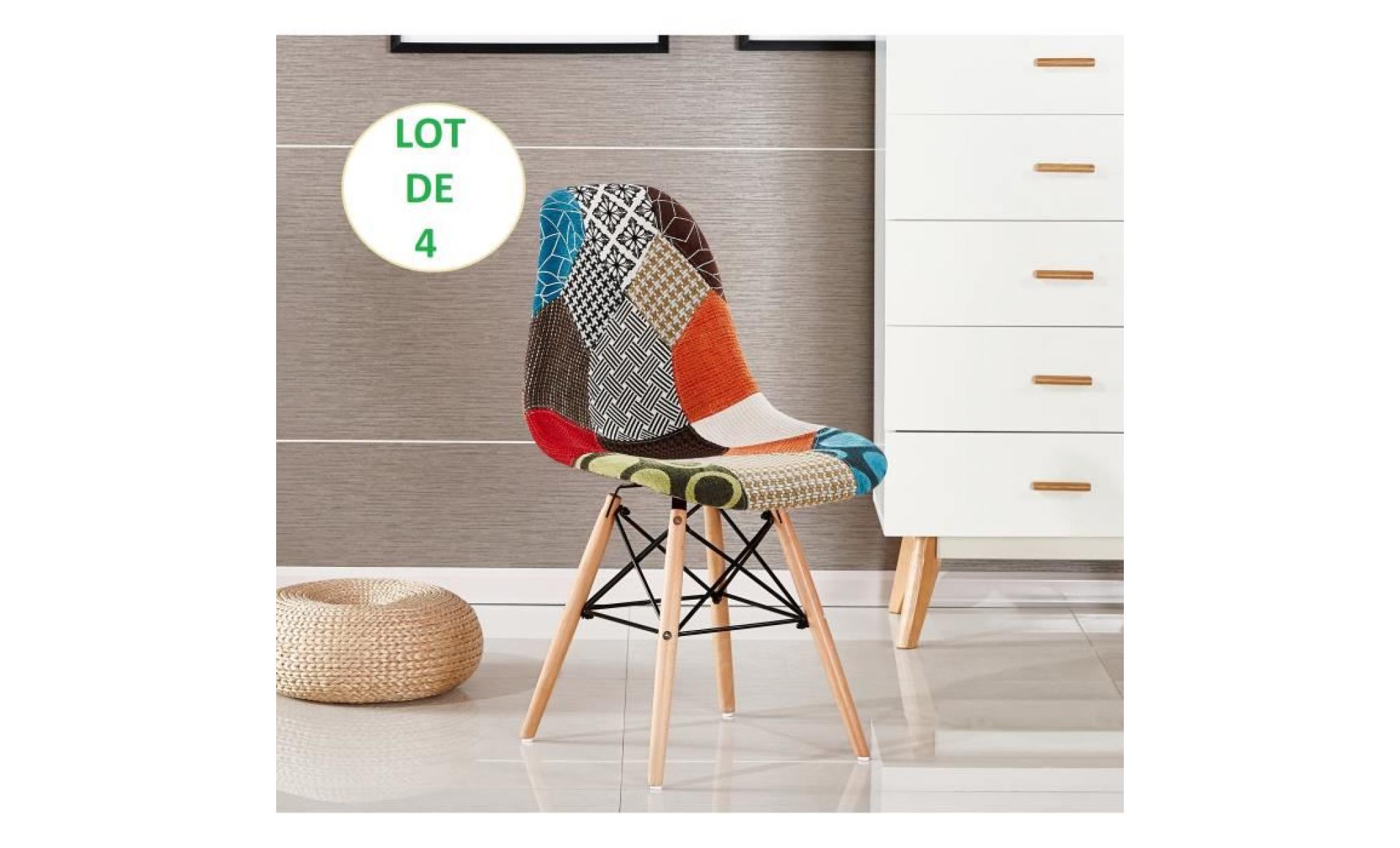 chaise scandinave moderne de patchwork dinant la chaise ou la chaise de bureau ou la chaise de cuisine ou la chaise de coiffeuse