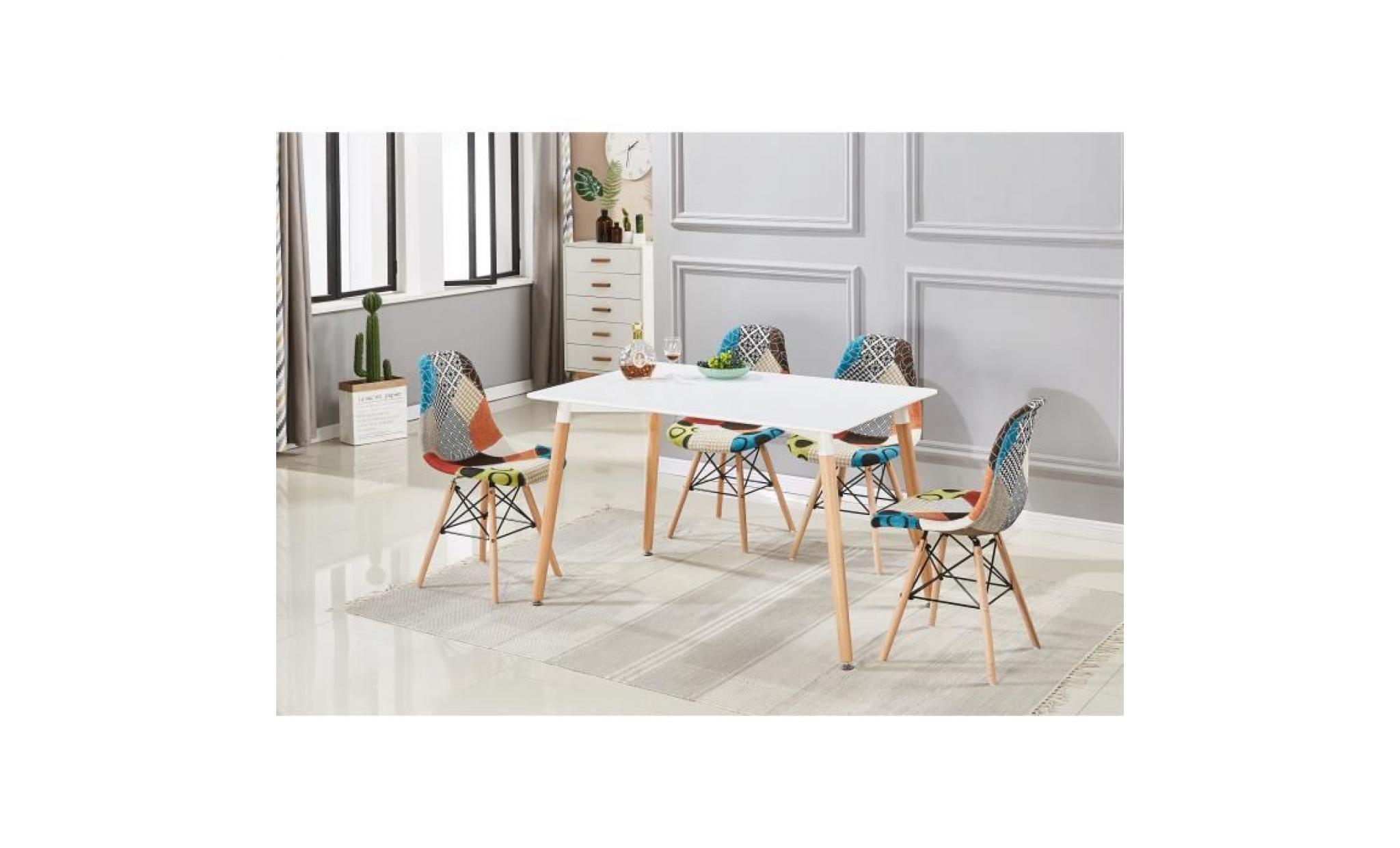 chaise scandinave moderne de patchwork dinant la chaise ou la chaise de bureau ou la chaise de cuisine ou la chaise de coiffeuse pas cher