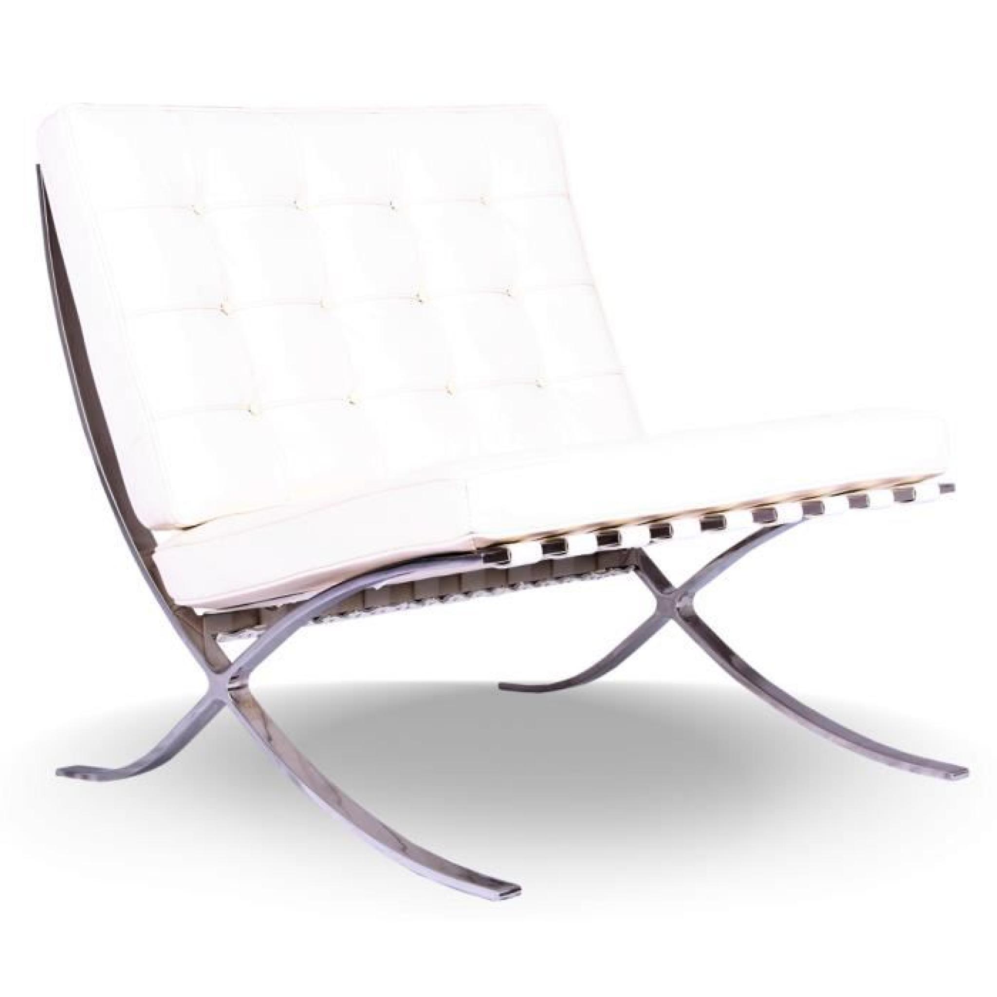 Chaise style Barcelona blanche