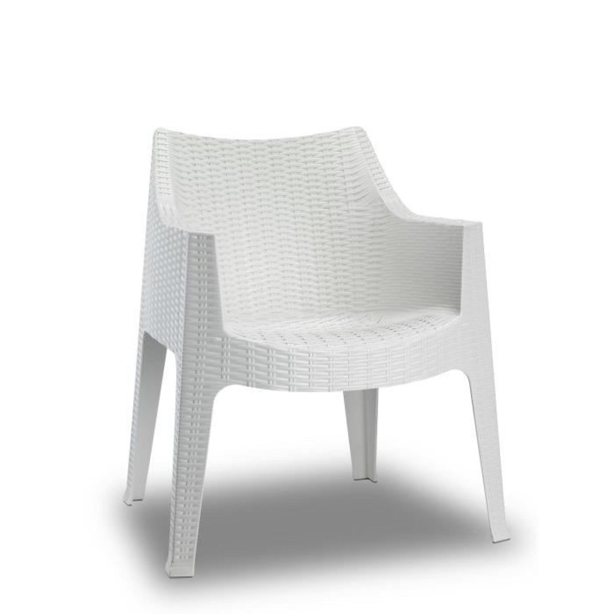 Chaise tissee blanche design - MAXIMA blanche - deco