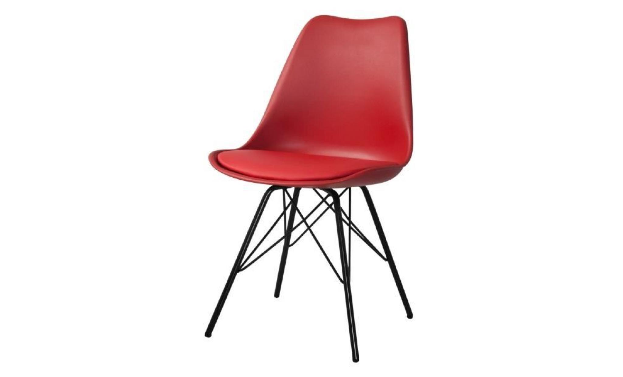 chaise tower metal colours black rouge