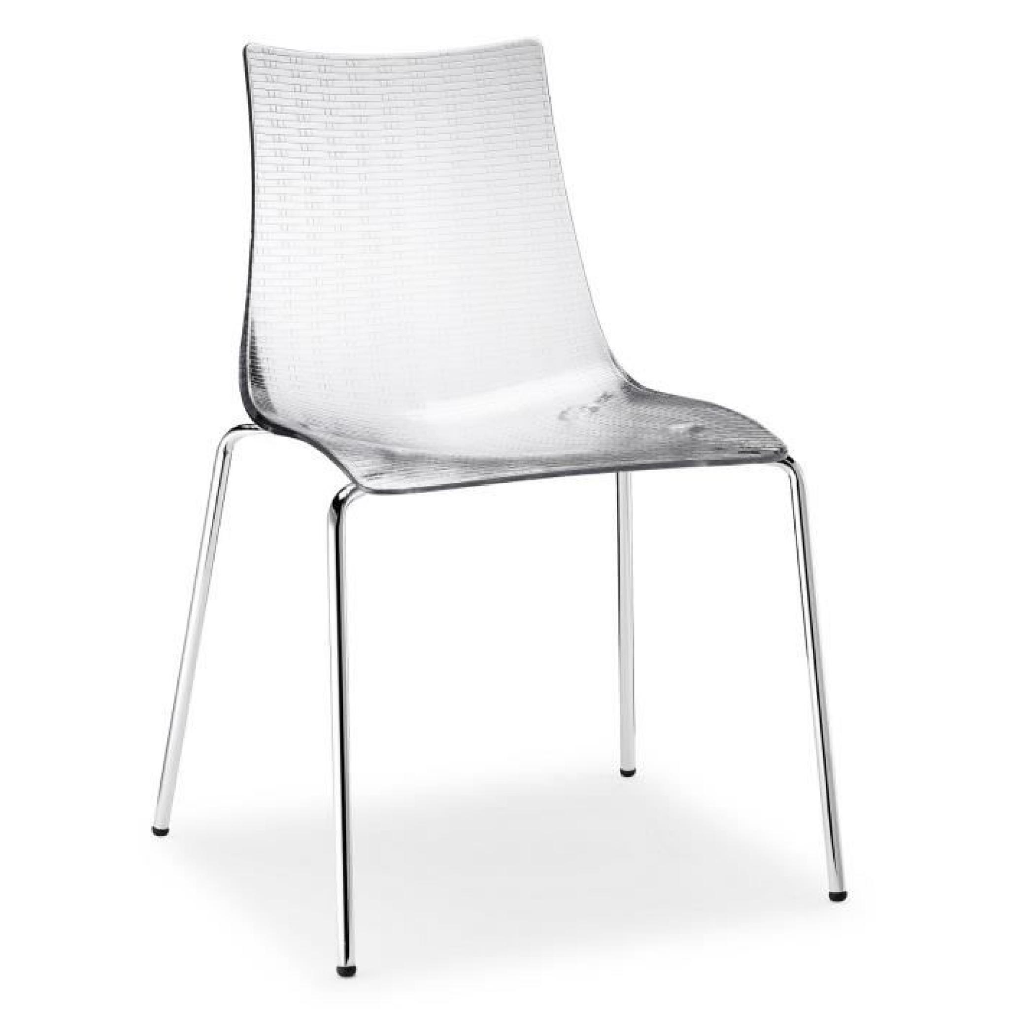 Chaise transparente design - DEA SCRATCHPROOF 4 legs transparente - deco