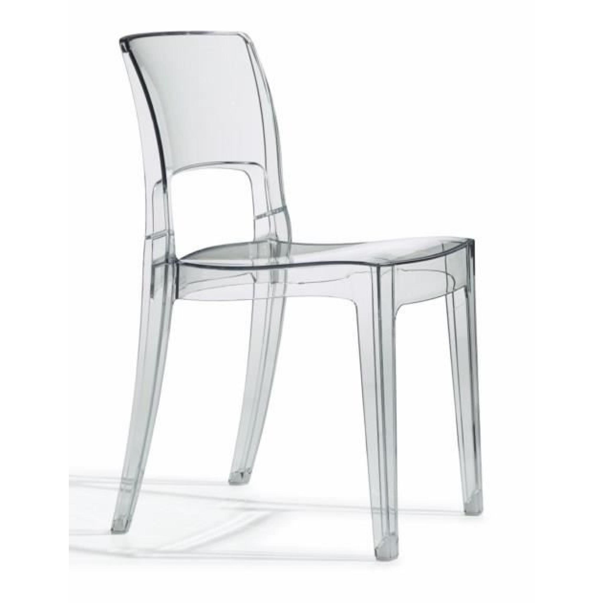 Chaise transparente design - ISY ANTISHOCK tran…