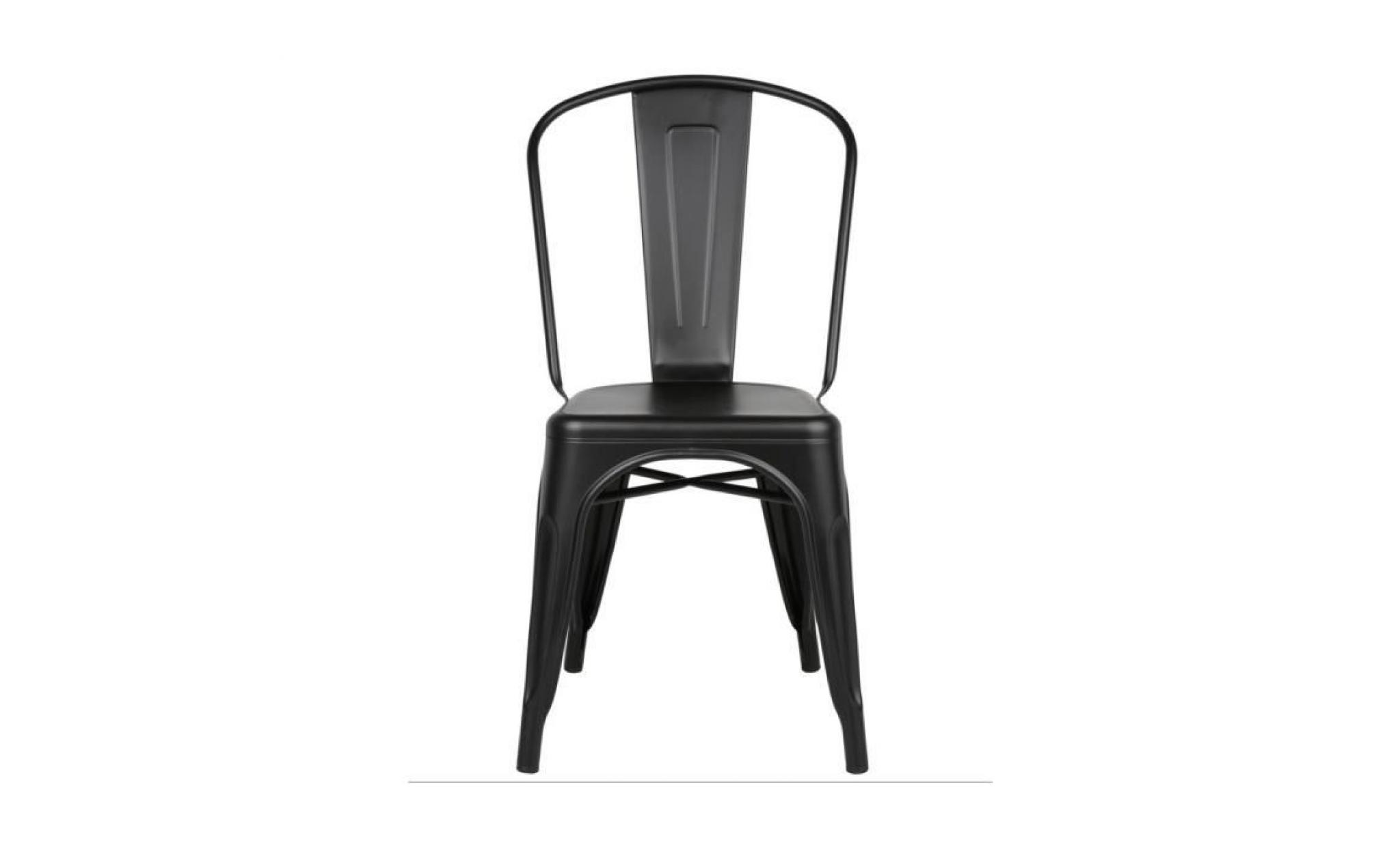 chaise vintage noir
