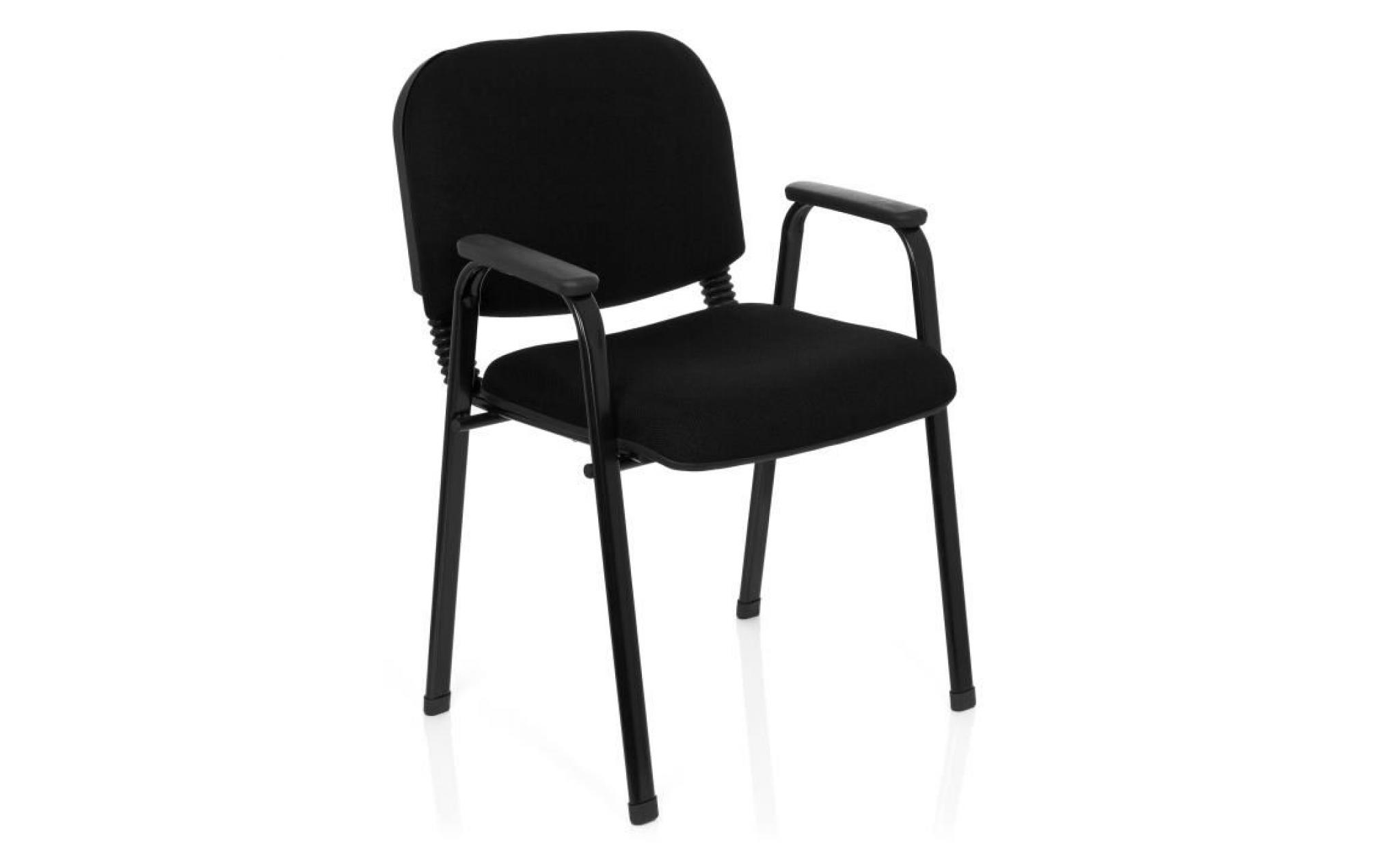 chaise visiteur / chaise xt 650 noir/noir hjh office