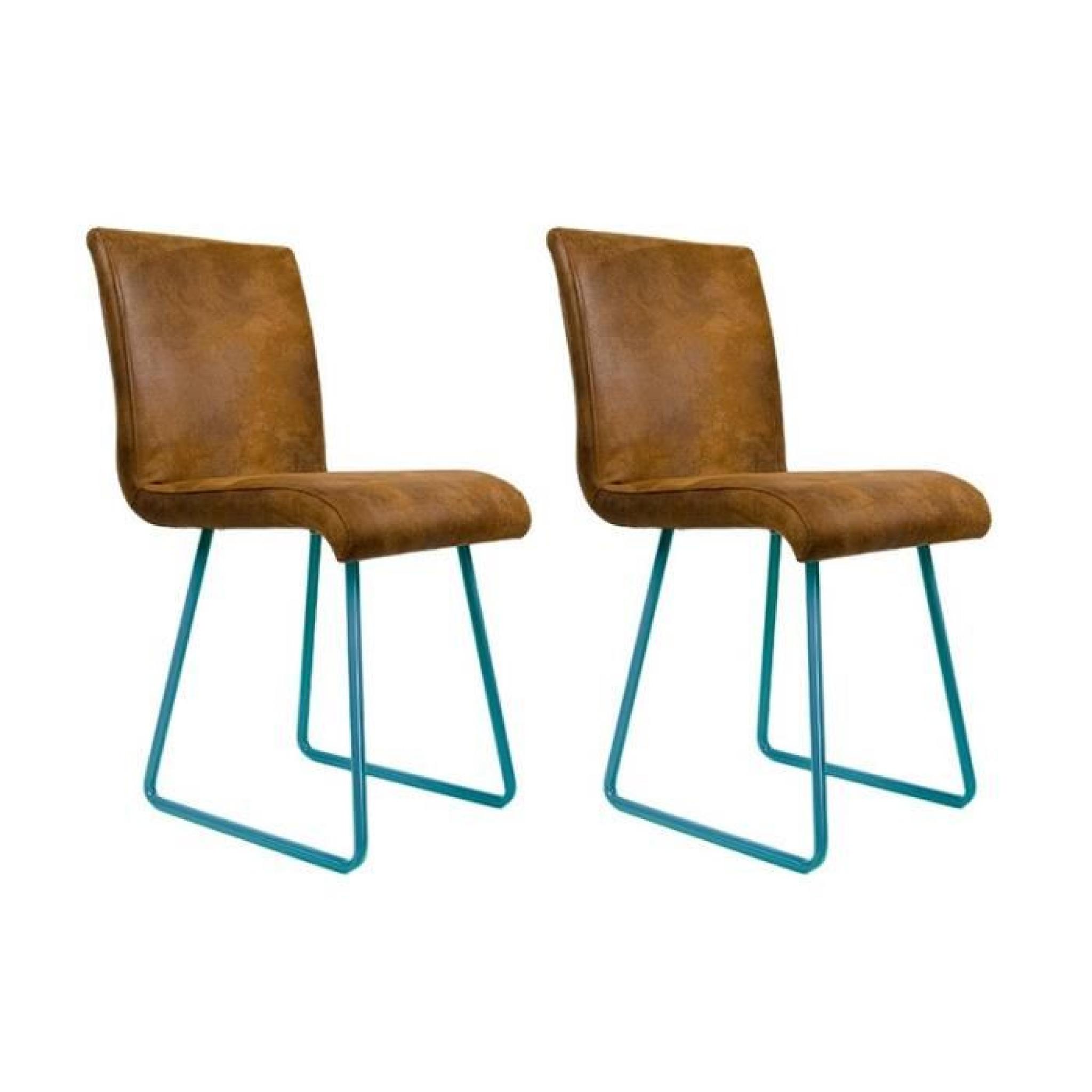 Chaises design Mews ATYLIA (x2) Couleur turquoise