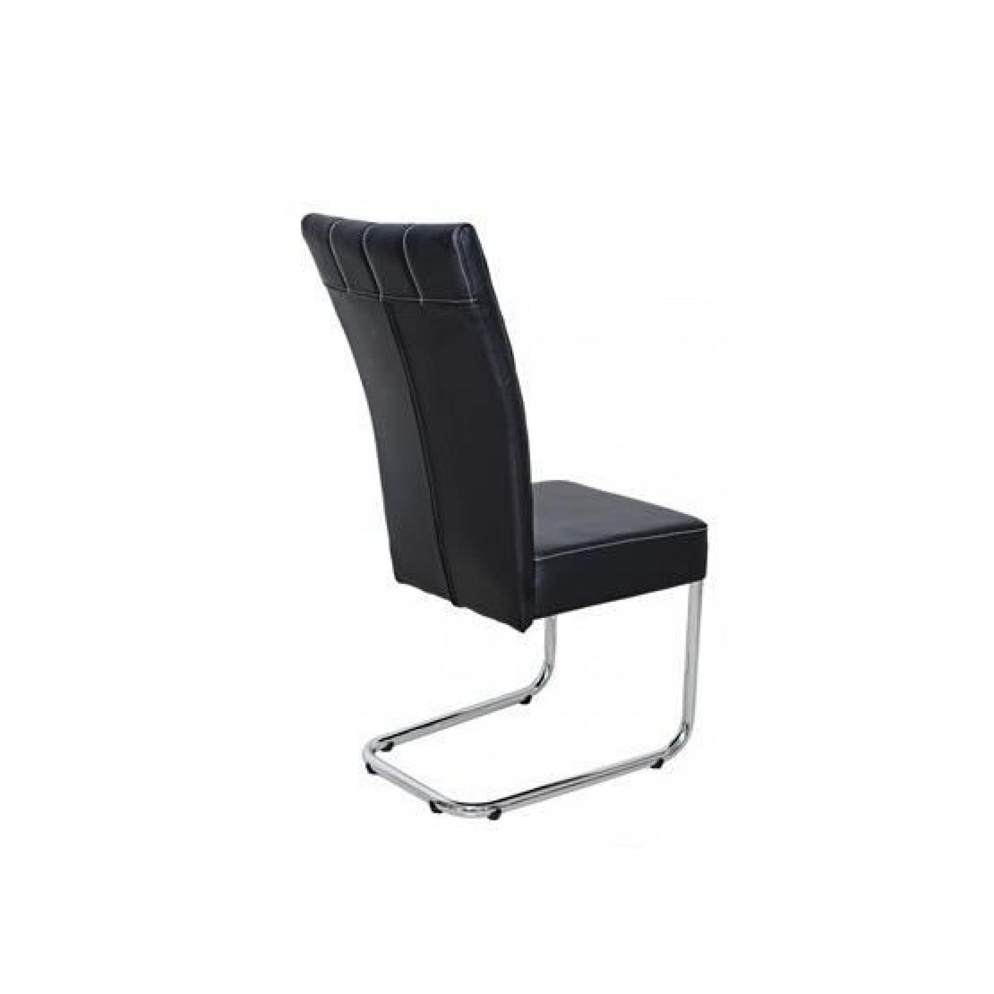 Chaises design Wanpa noir   par 2 pas cher