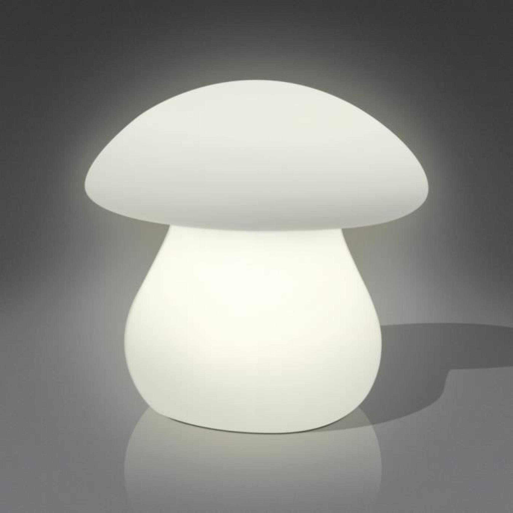 Champignon Lampe d'interieur avec la forme de champignon avec coque en polyethylene et connexion traditionnelle pour alimentation...
