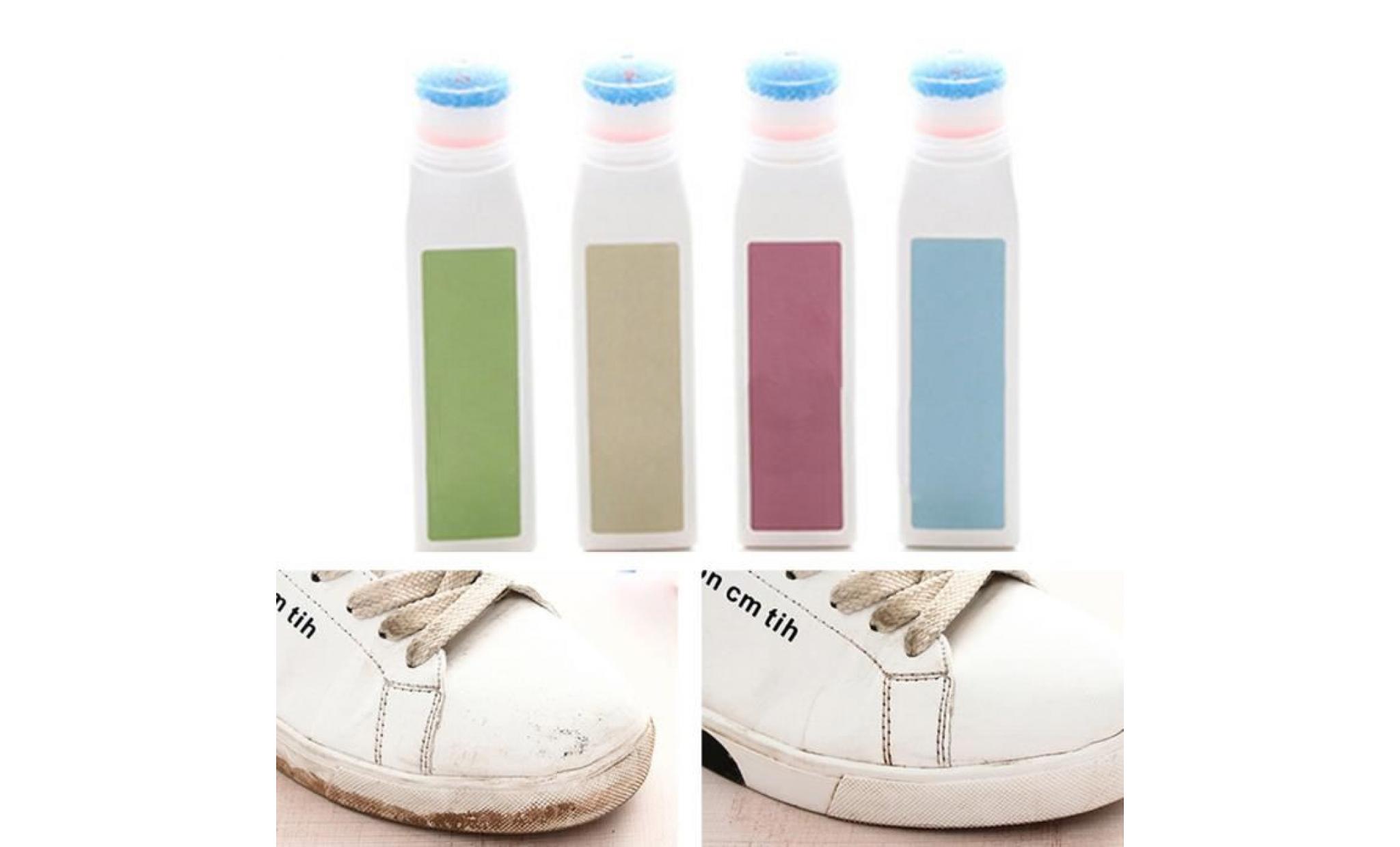 chaussures blanches de nettoyage décontamination maison outil de nettoyage de soins de blanchiment de couleur aléatoire 50ml