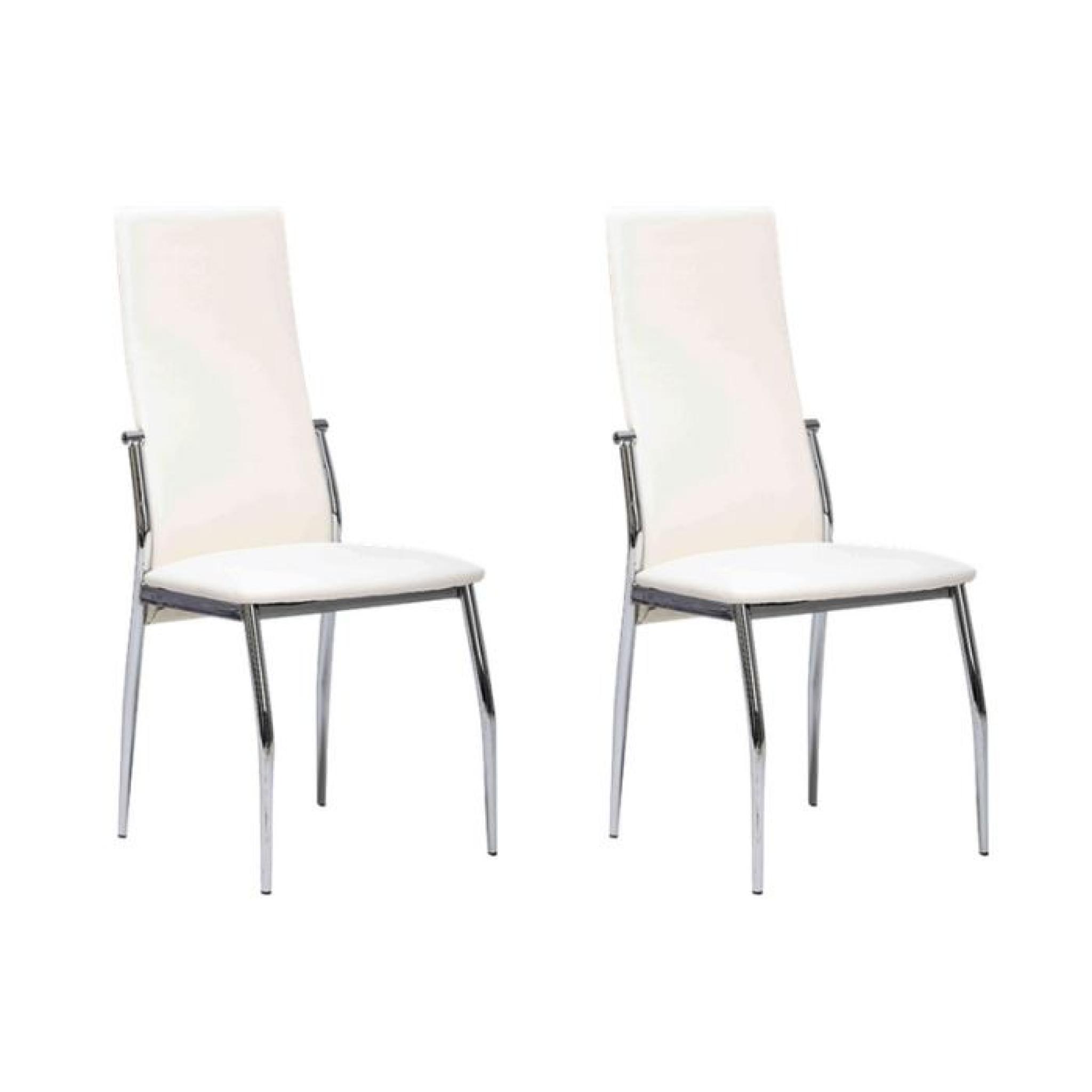 City - Lot 2 Chaises Blanches