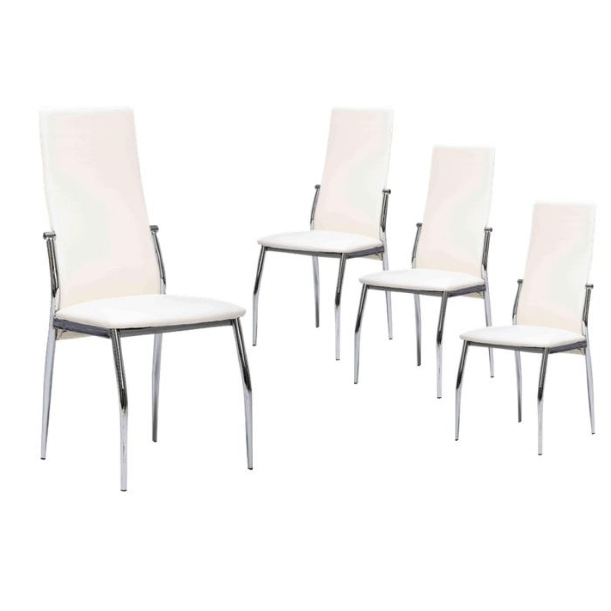 City - Lot 4 Chaises Blanches
