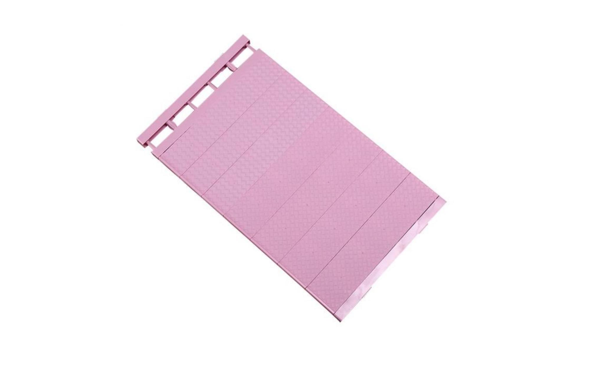 cloison de séparation armoire placard de déflecteur étagère dortoir partition partition, , plage d'étirement: rose clair 30 40cm