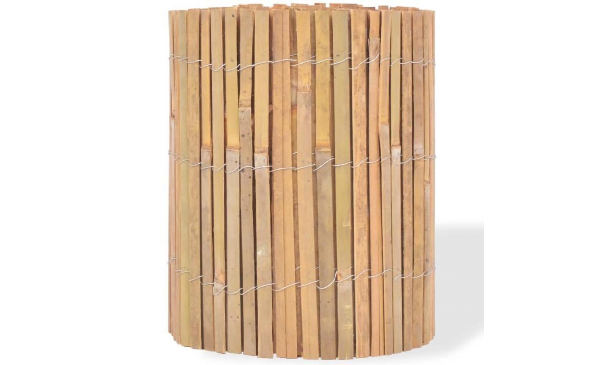 clôture de jardin bambou 1000 x 30 cm pas cher