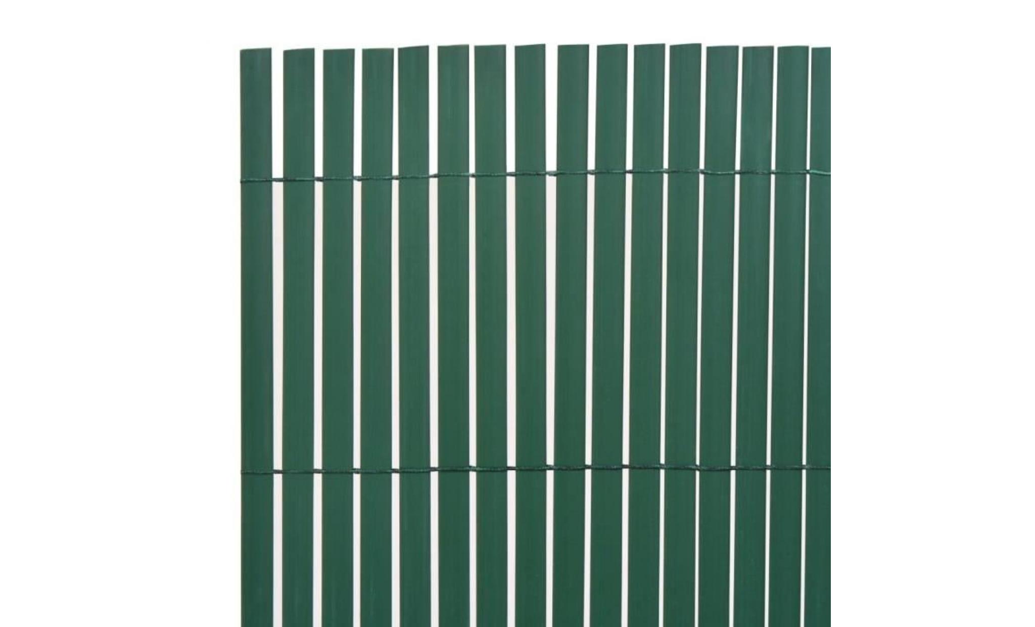 clôture de jardin double face 195 x 300 cm vert pas cher
