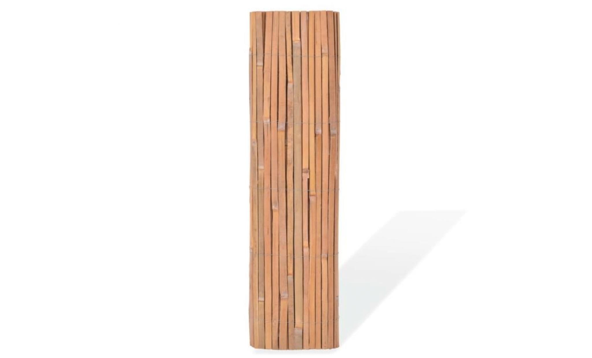 clôture en bambou 100 x 400 cm pas cher