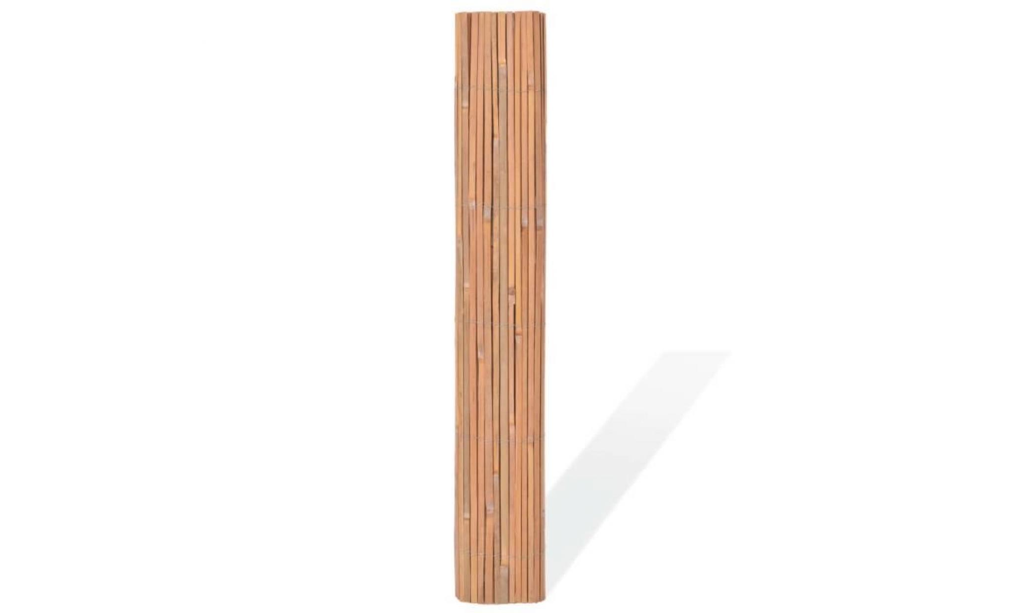 clôture en bambou 200 x 400 cm pas cher