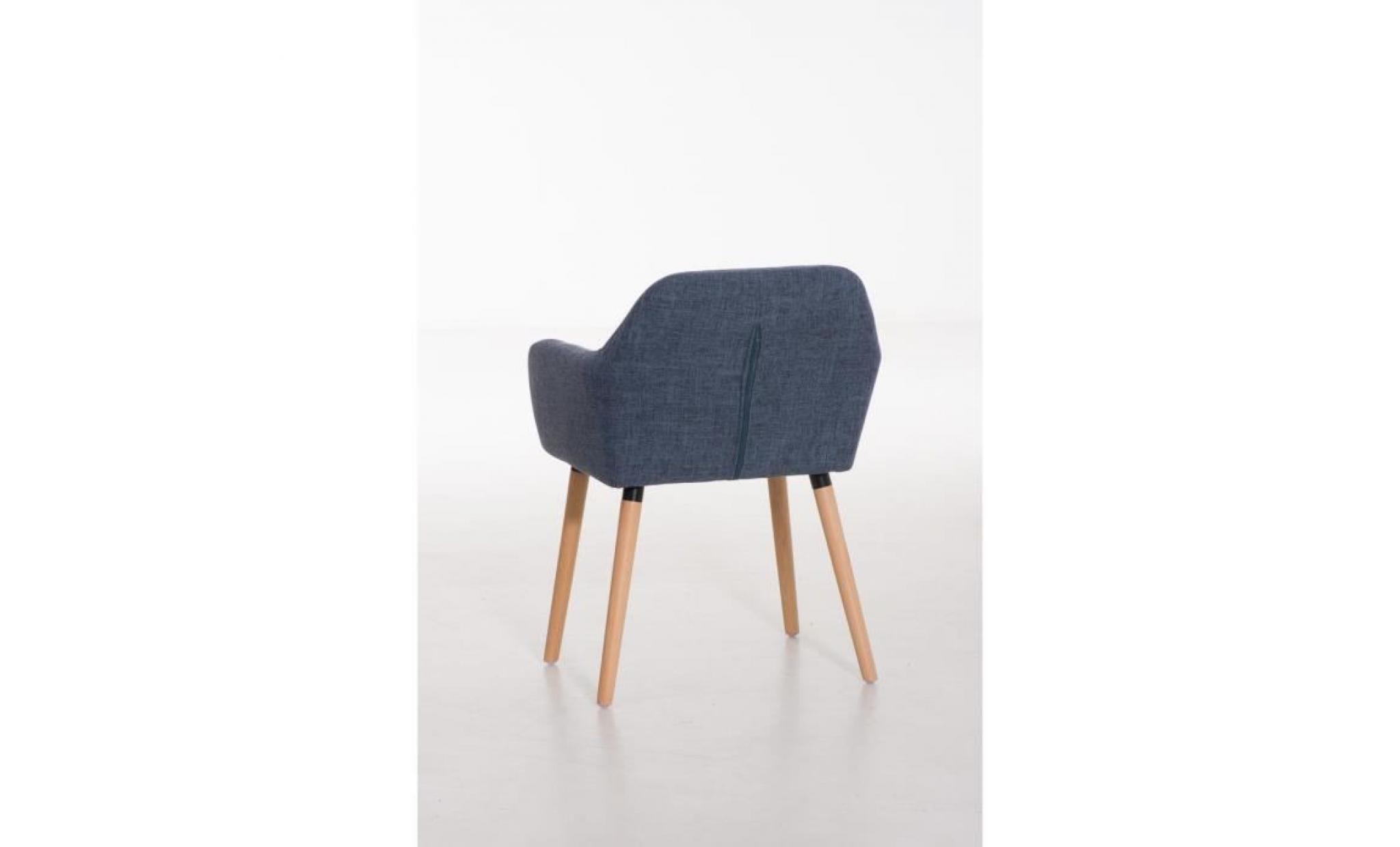 clp chaise de visiteur moderne achat avec accoudoirs, revêtement en tissu, pie´tement en bois, 4 couleurs au choix pas cher