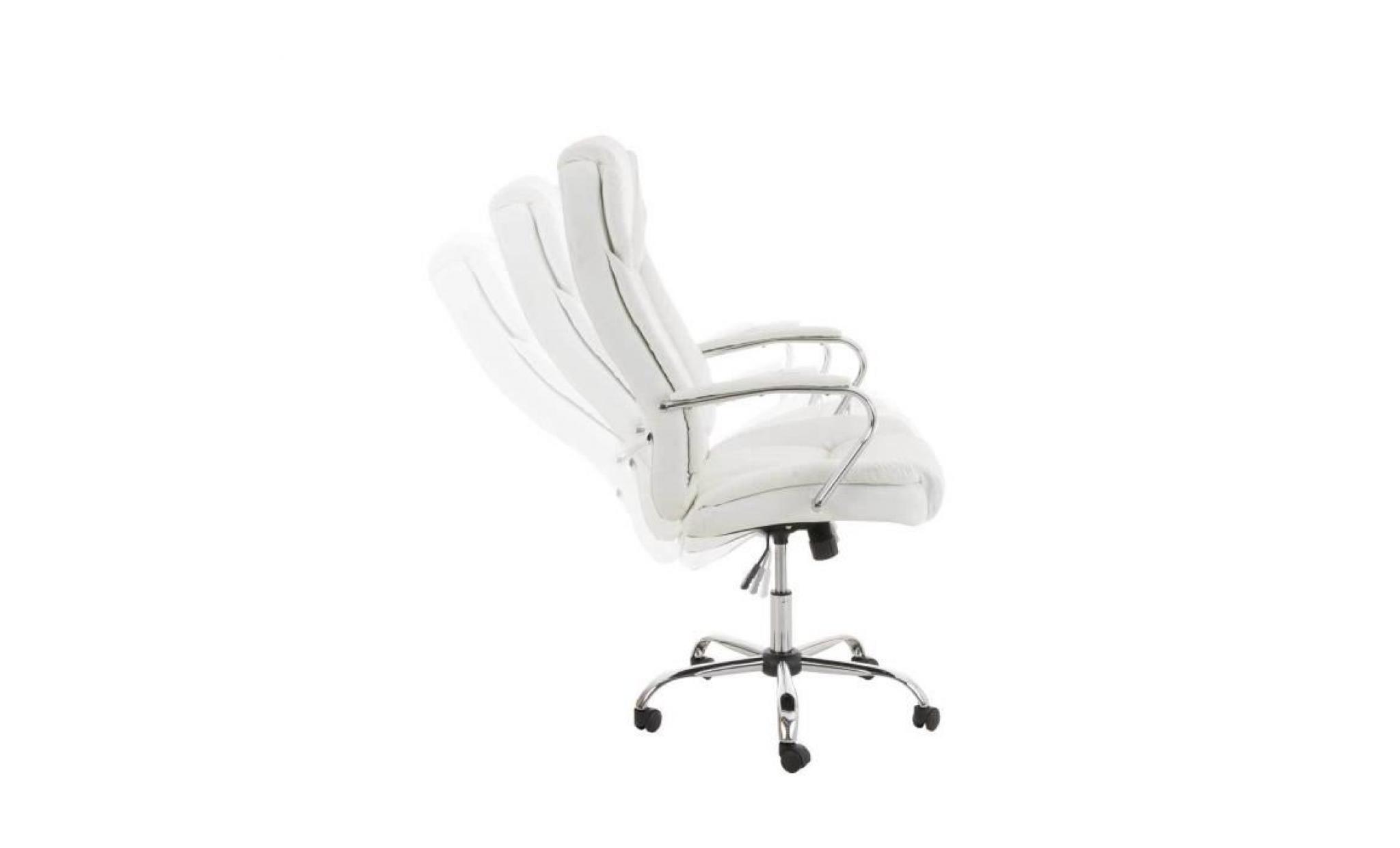 clp fauteuil de bureau xxl xanthos, poids admis: 150 kg, rembourrage de qualité, mécanisme d´inclinaison, assise ergonomique, 6 c... pas cher