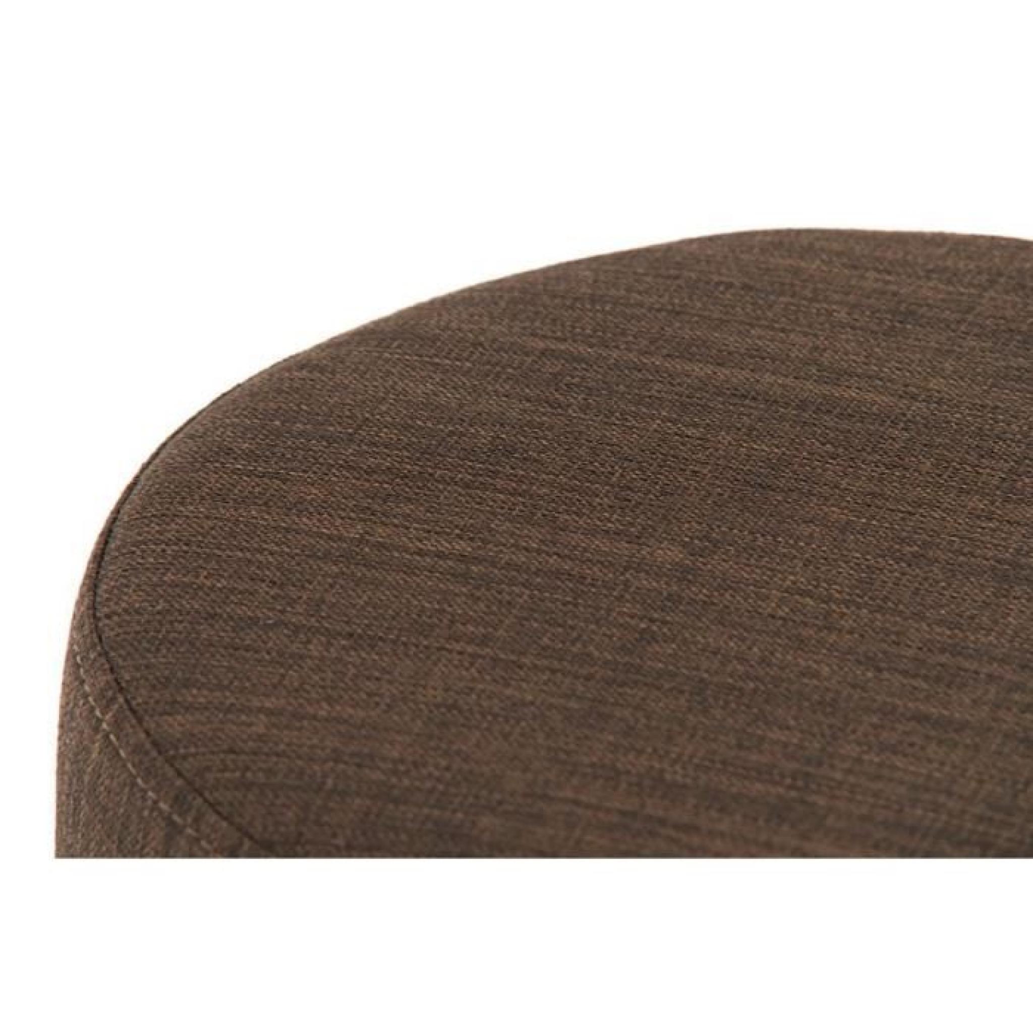 CLP rond en acier inoxydable Tabouret PISA, hauteur d'assise 76 cm, avec un tissu, bien rembourré (couleur jusqu'à 7 cible choisi... pas cher