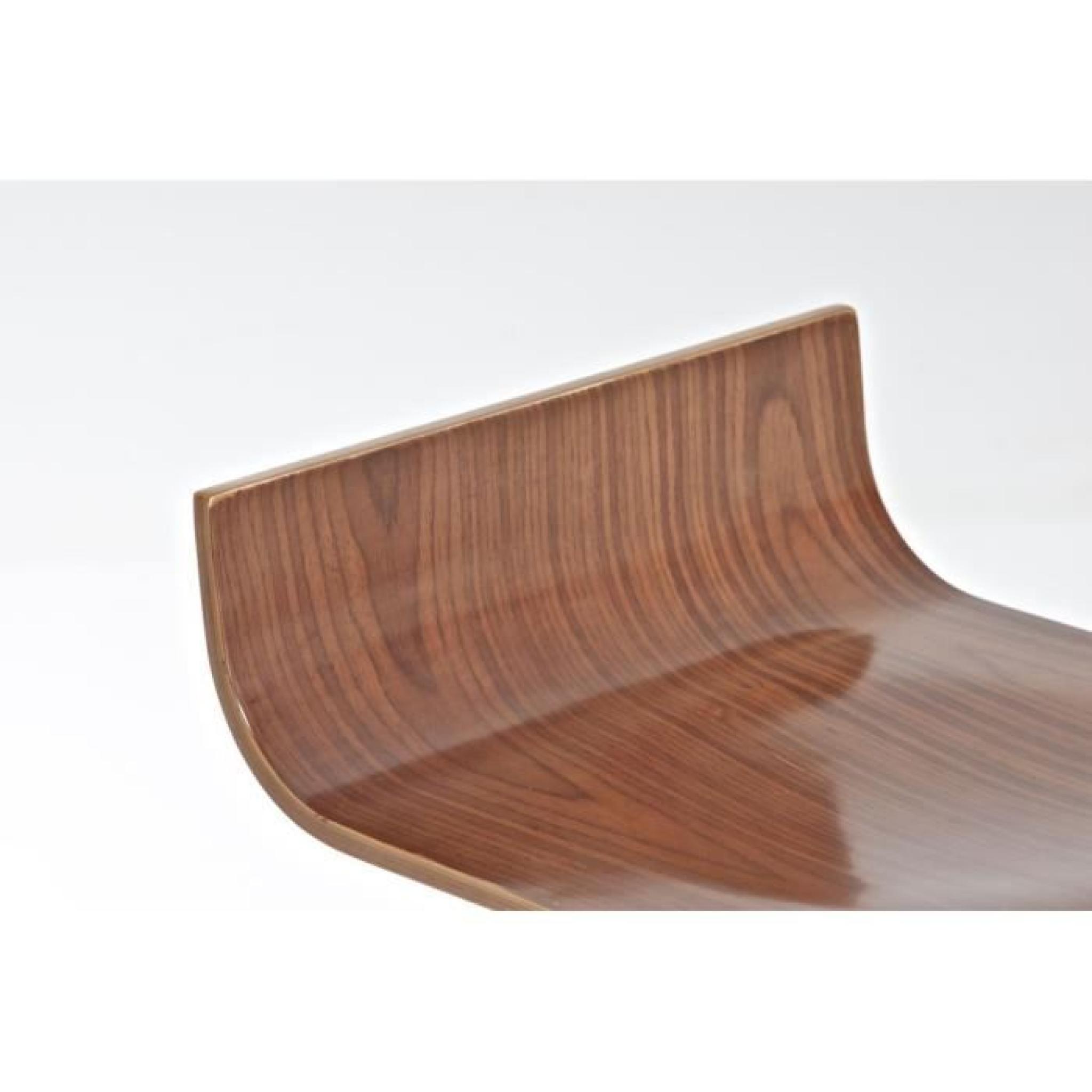 CLP Tabouret de bar BERLIN, profilage ergonomique du siège en bois dur, hauteur 58 - 80 cm, pivotant, 3 couleurs de bois au choix... pas cher