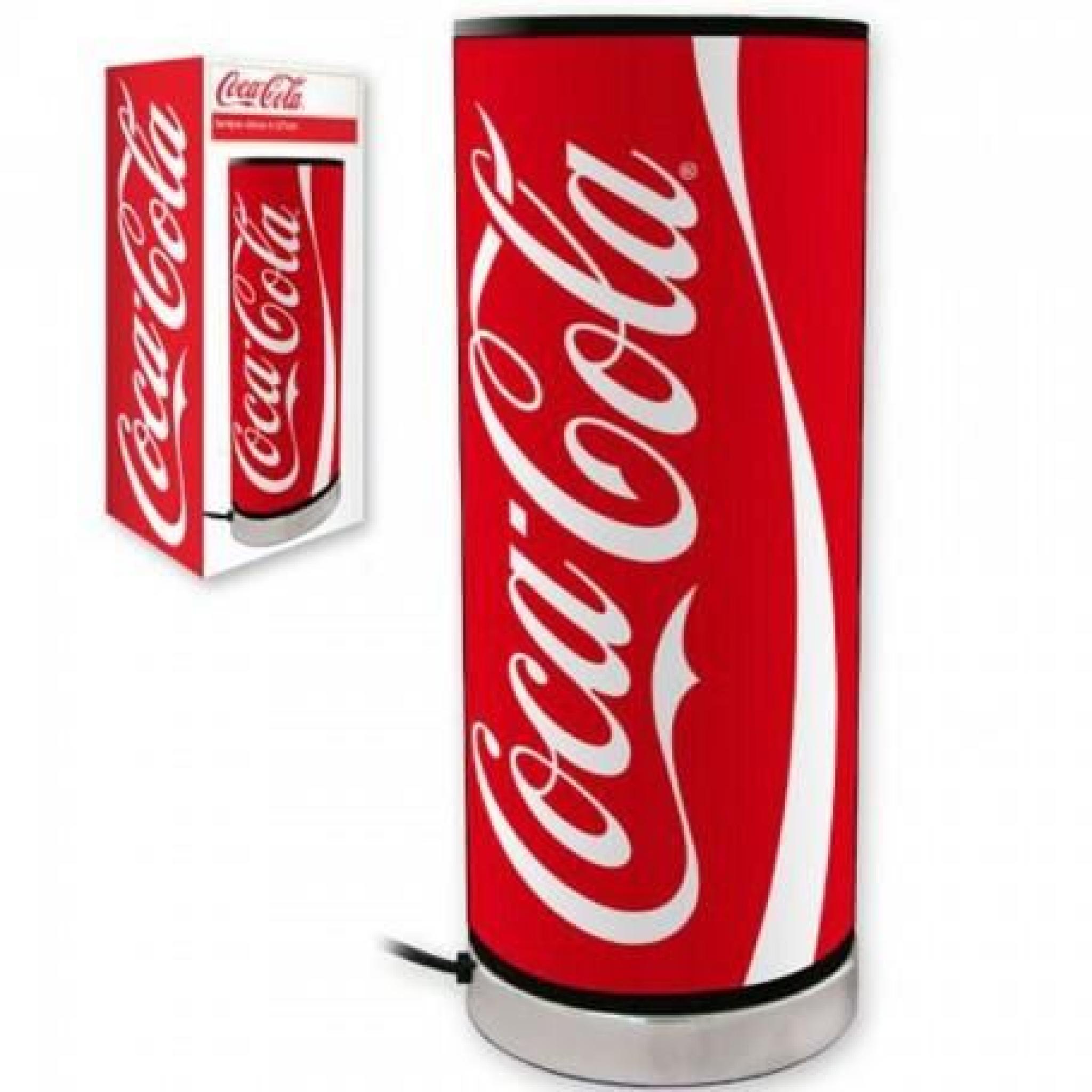 Coca cola : Lampe cylindrique