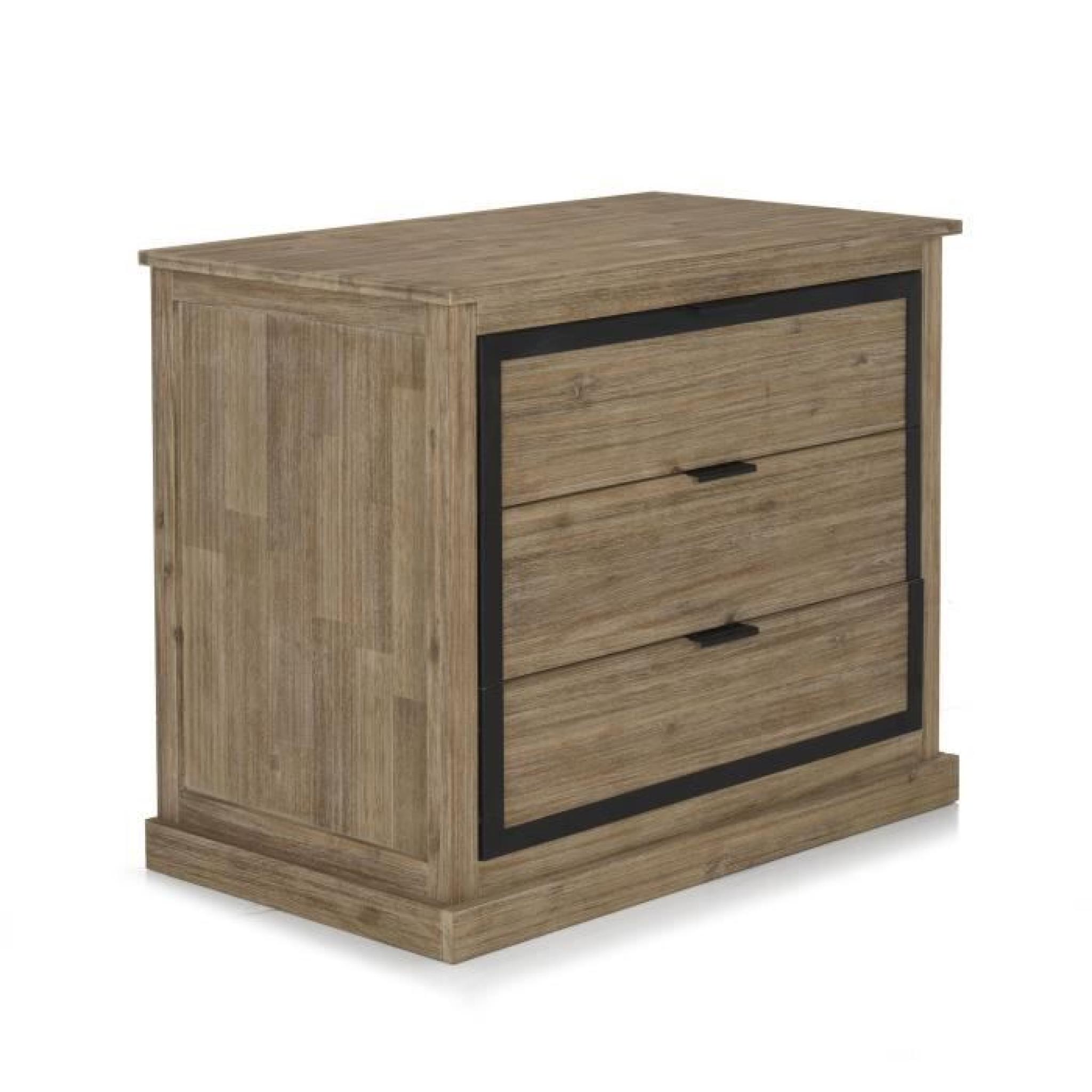 Cocto Commode 3 tiroirs style industriel pas cher
