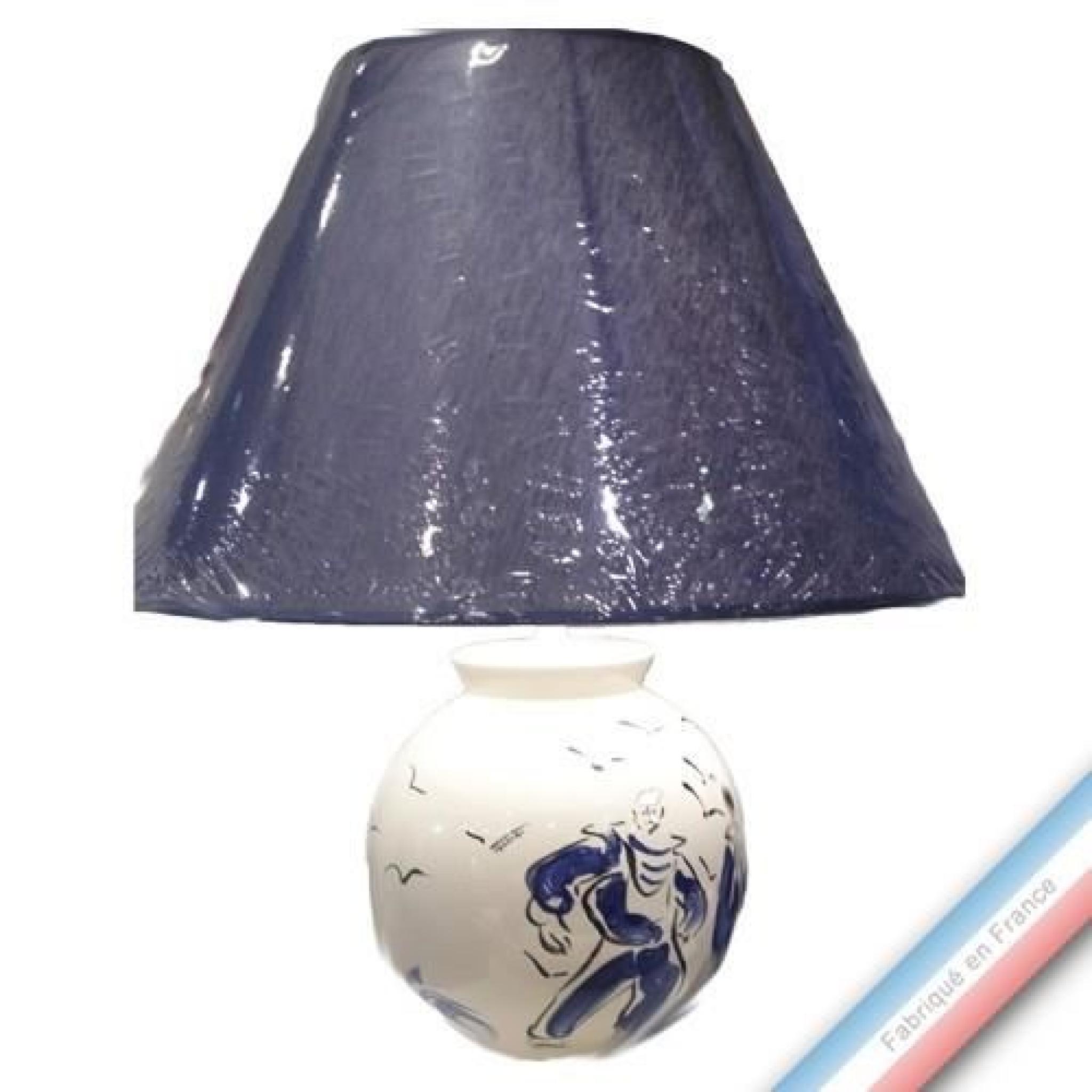 Collection BLEU SALE - Lampe boule - H 50 cm -  Lot de 1