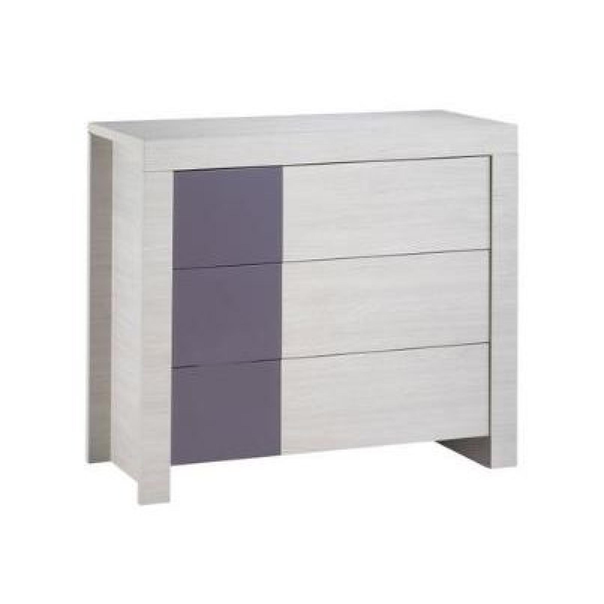 Commode 3 Tiroirs Opale Figue FY162 Sauthon Easy