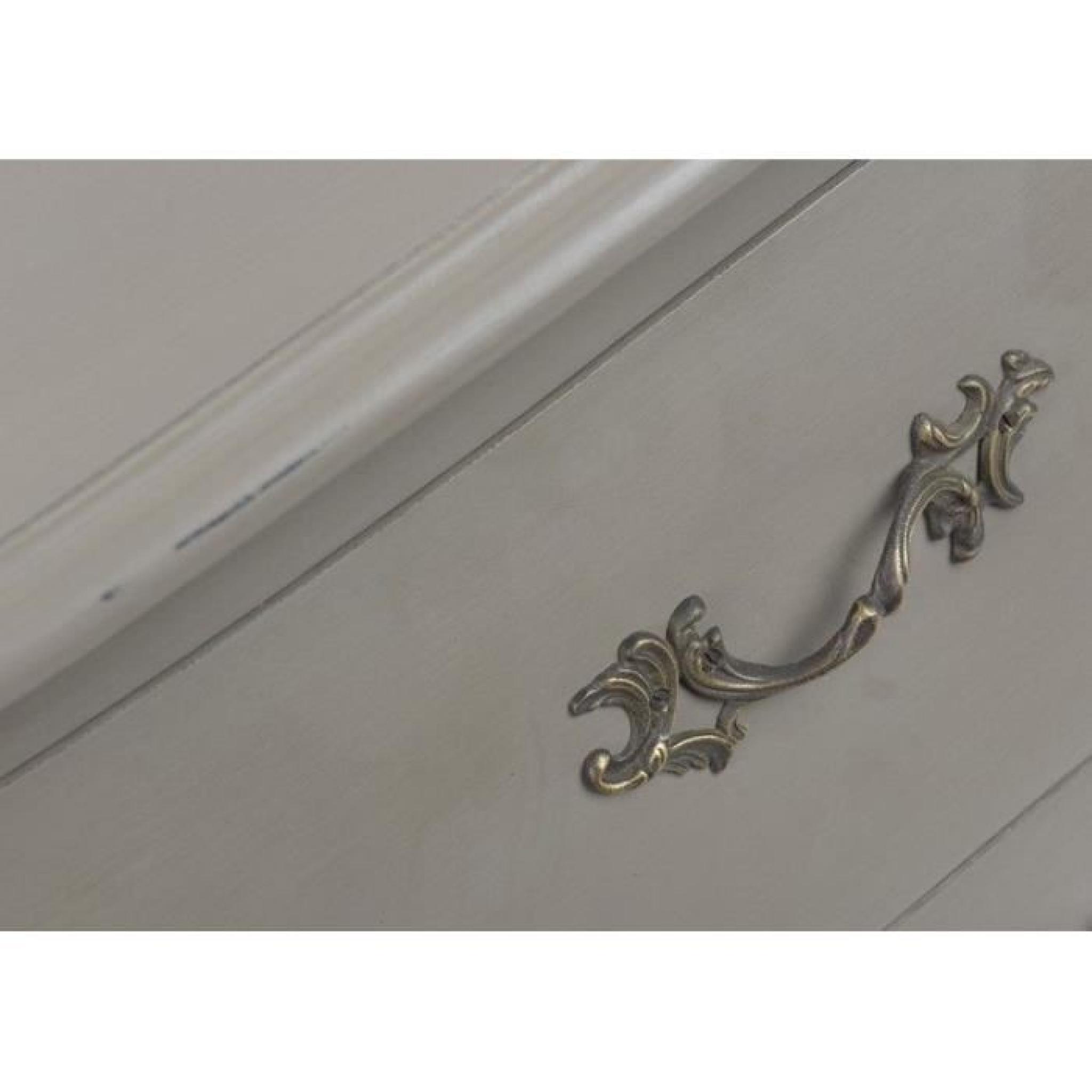 Commode baroque taupe pas cher