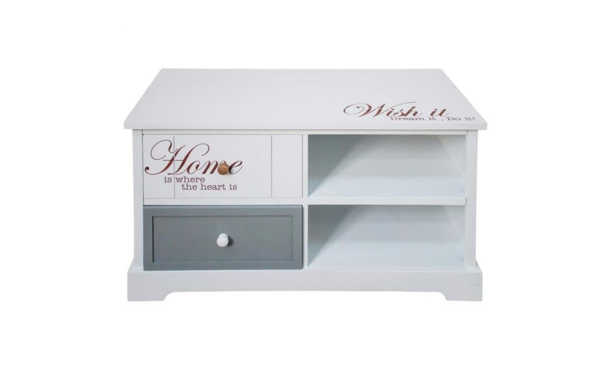commode décoratif tiroir blanc gris lettrage armoire apparrement meuble maison chambre
