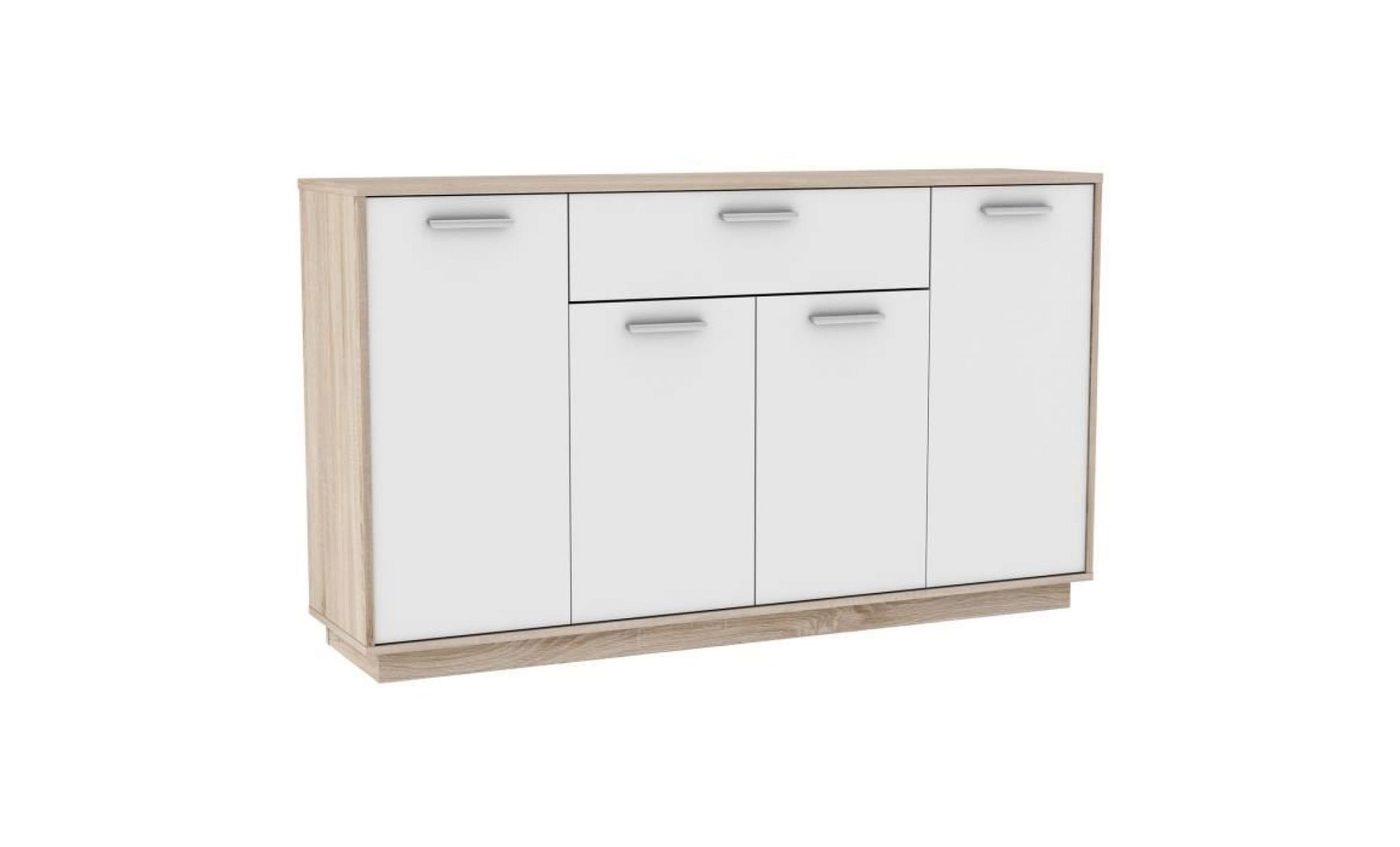 commode ivo 4 blanche / beige