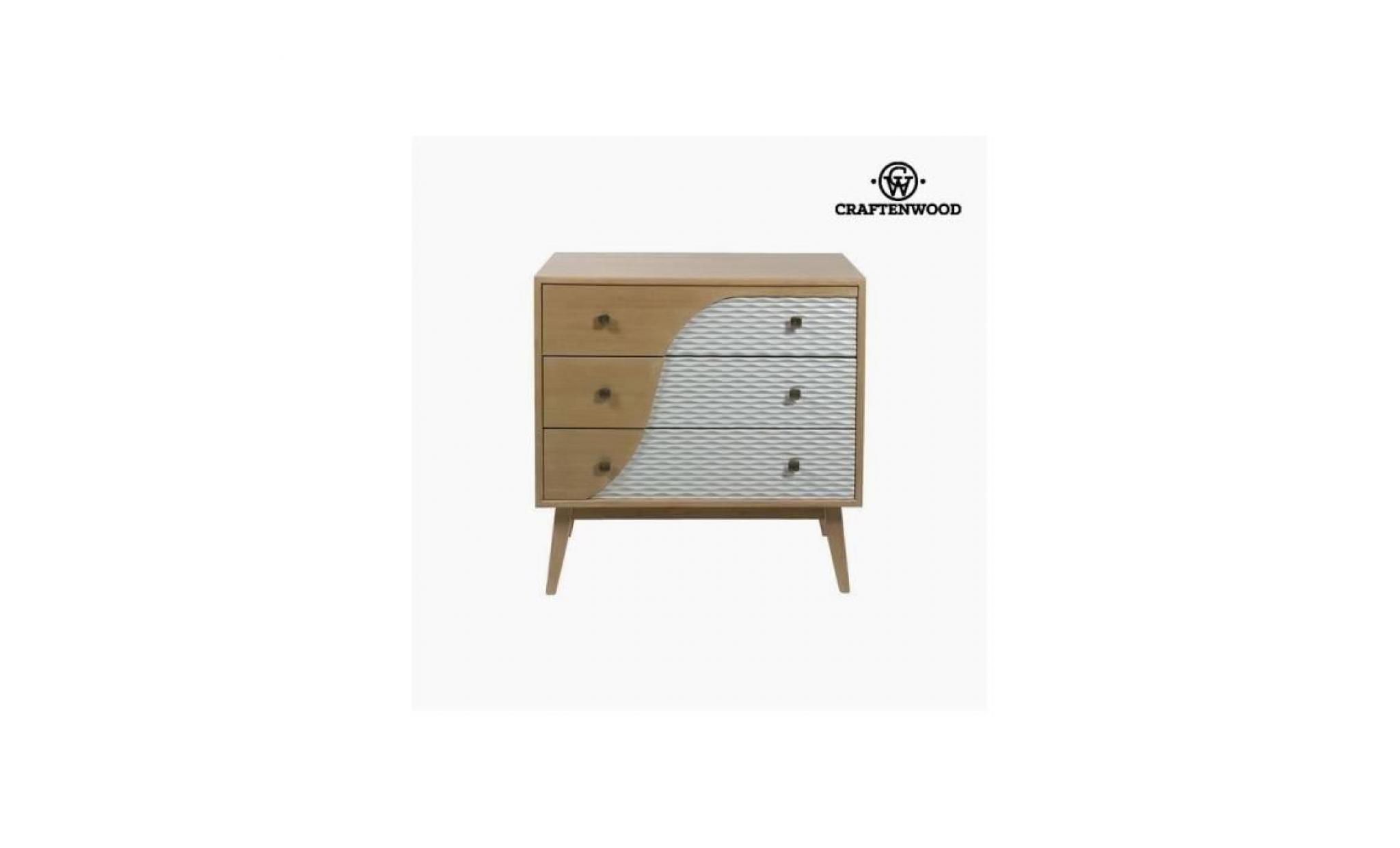 commode mdf (85 x 80 x 40 cm) by craftenwood pas cher